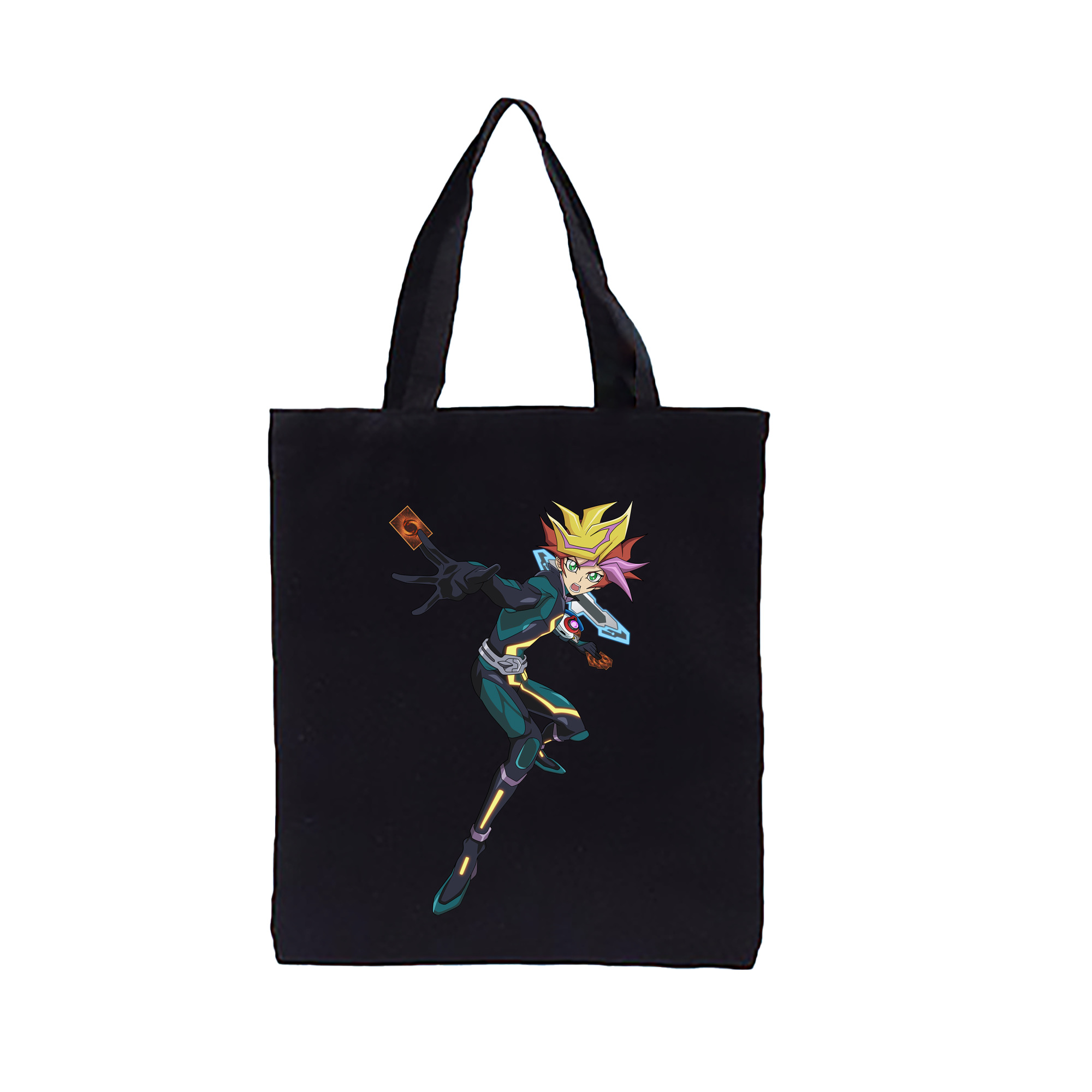 （画像用） 遊☆戯☆王 Yu-Gi-Oh! 縦型キャンバス生地手提げバッグ　トートバッグ