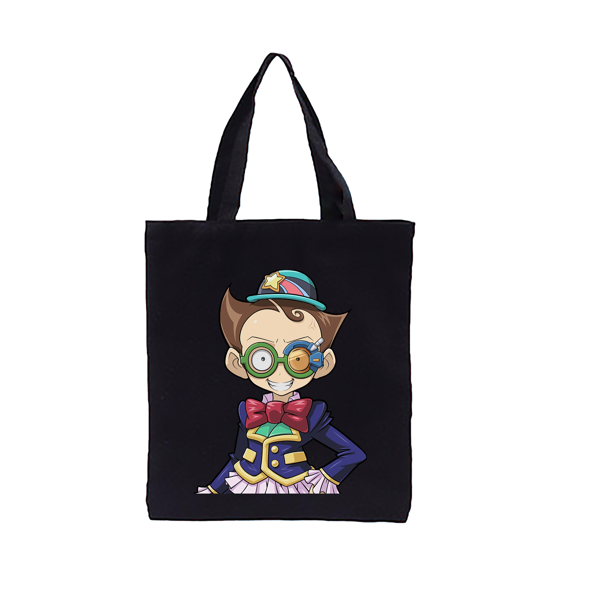 （画像用） 遊☆戯☆王 Yu-Gi-Oh! 縦型キャンバス生地手提げバッグ　トートバッグ