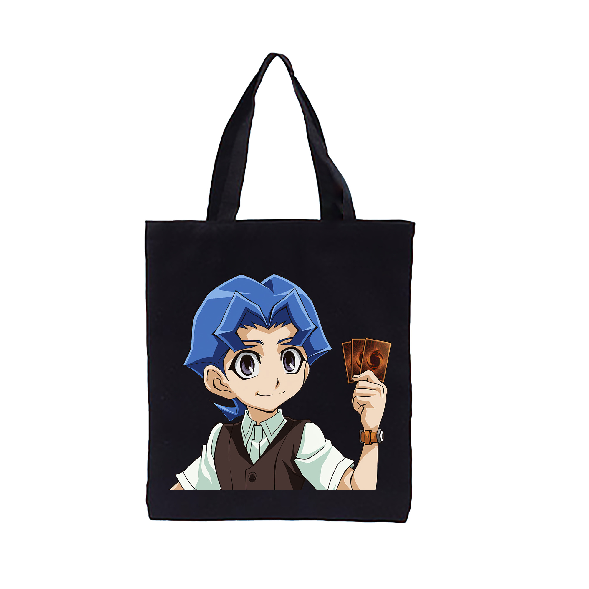 （画像用） 遊☆戯☆王 Yu-Gi-Oh! 縦型キャンバス生地手提げバッグ　トートバッグ