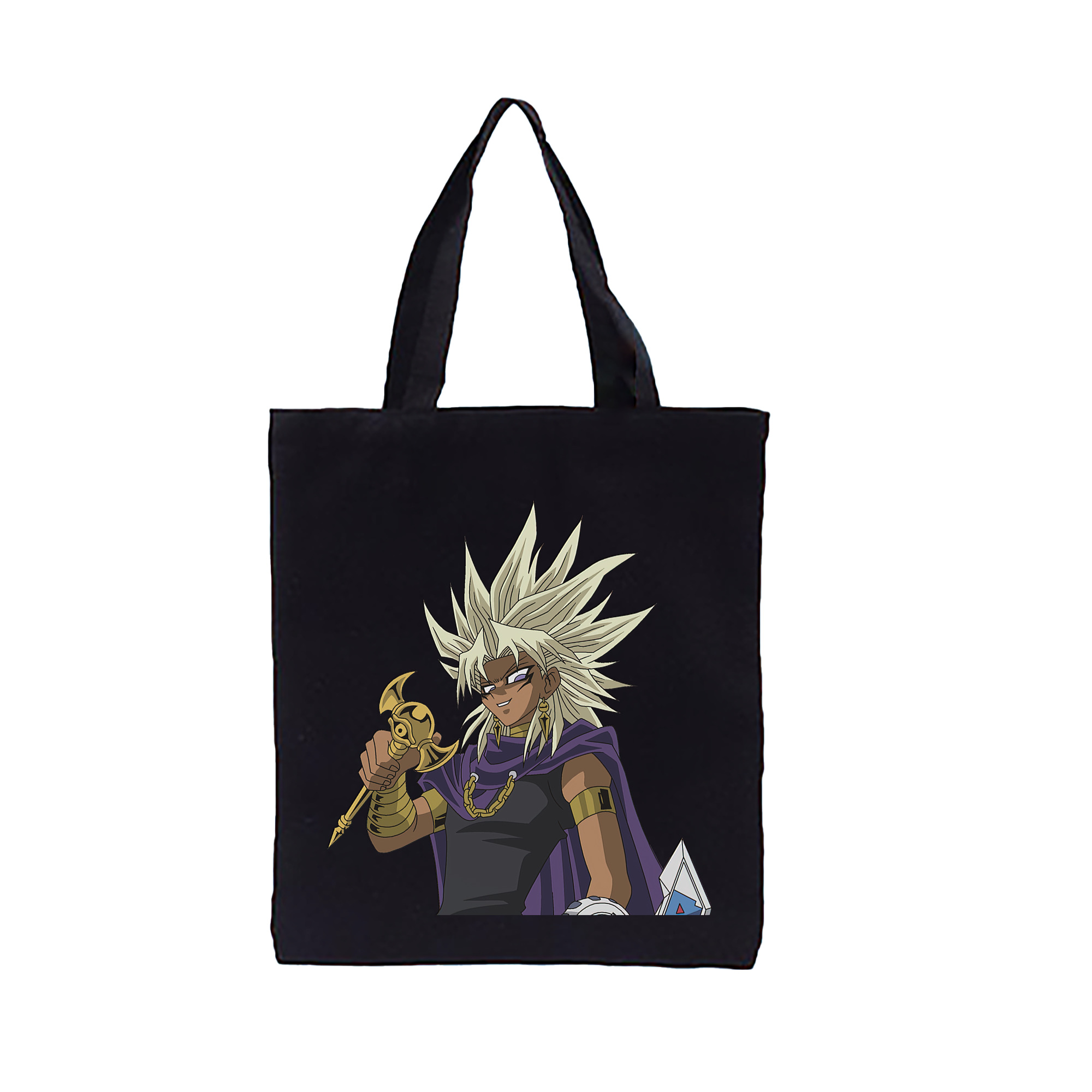 （画像用） 遊☆戯☆王 Yu-Gi-Oh! 縦型キャンバス生地手提げバッグ　トートバッグ