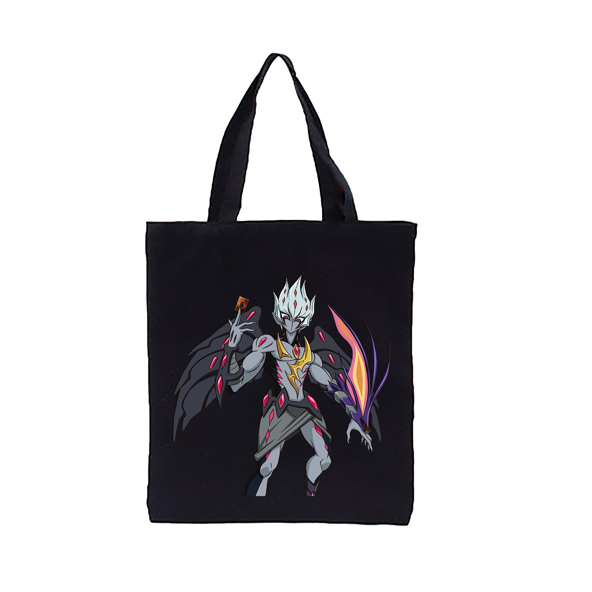 （画像用） 遊☆戯☆王 Yu-Gi-Oh! 縦型キャンバス生地手提げバッグ　トートバッグ