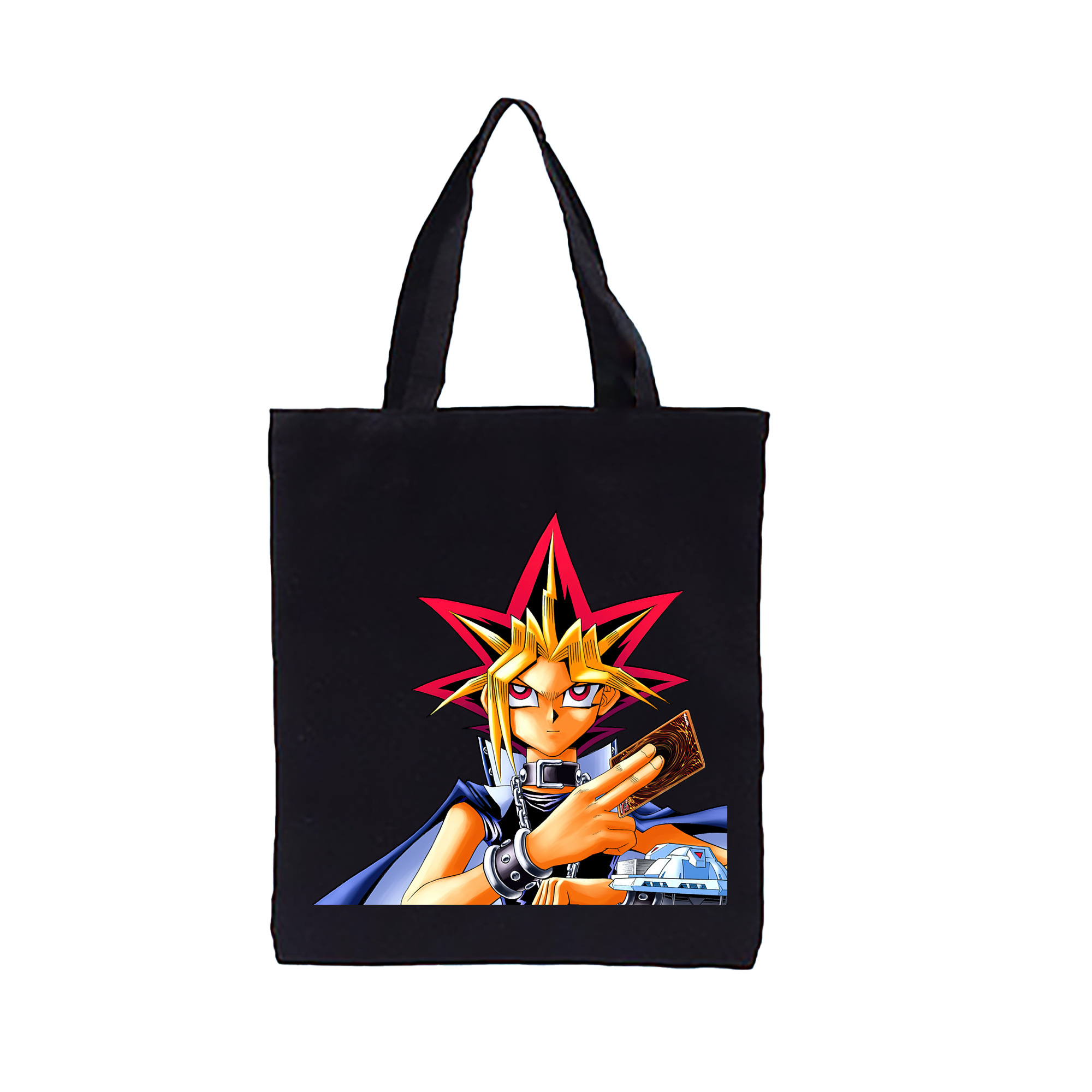（画像用） 遊☆戯☆王 Yu-Gi-Oh! 縦型キャンバス生地手提げバッグ　トートバッグ
