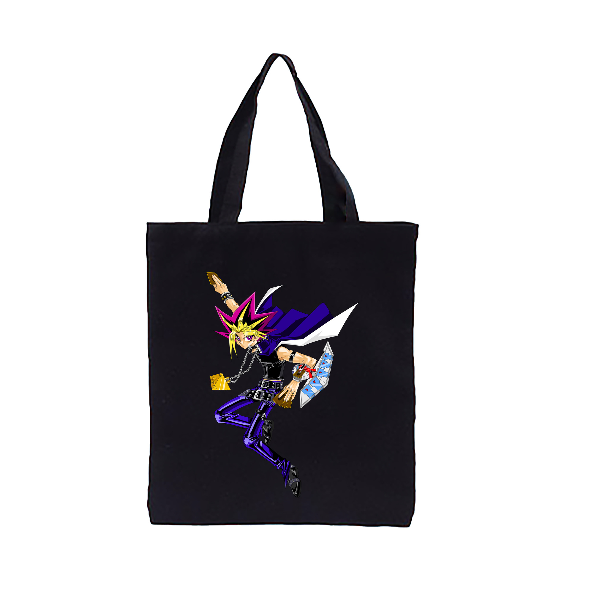 （画像用） 遊☆戯☆王 Yu-Gi-Oh! 縦型キャンバス生地手提げバッグ　トートバッグ