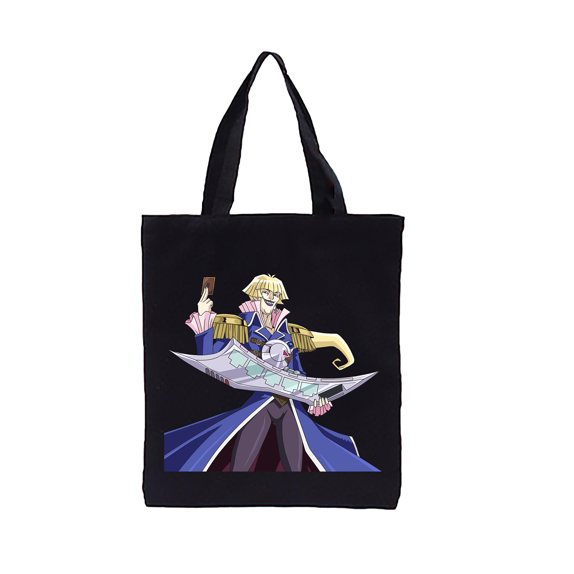 （画像用） 遊☆戯☆王 Yu-Gi-Oh! 縦型キャンバス生地手提げバッグ　トートバッグ