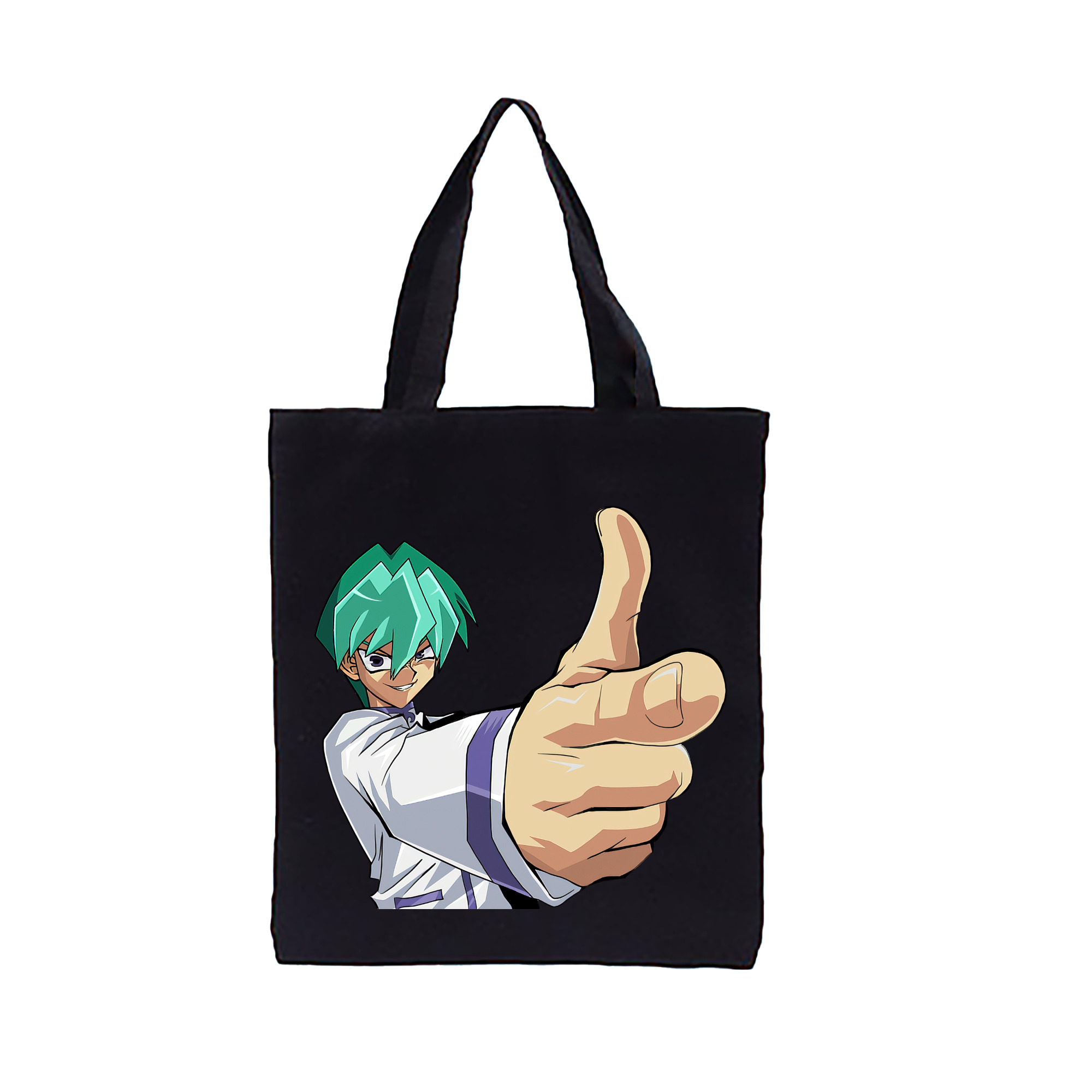 （画像用） 遊☆戯☆王 Yu-Gi-Oh! 縦型キャンバス生地手提げバッグ　トートバッグ