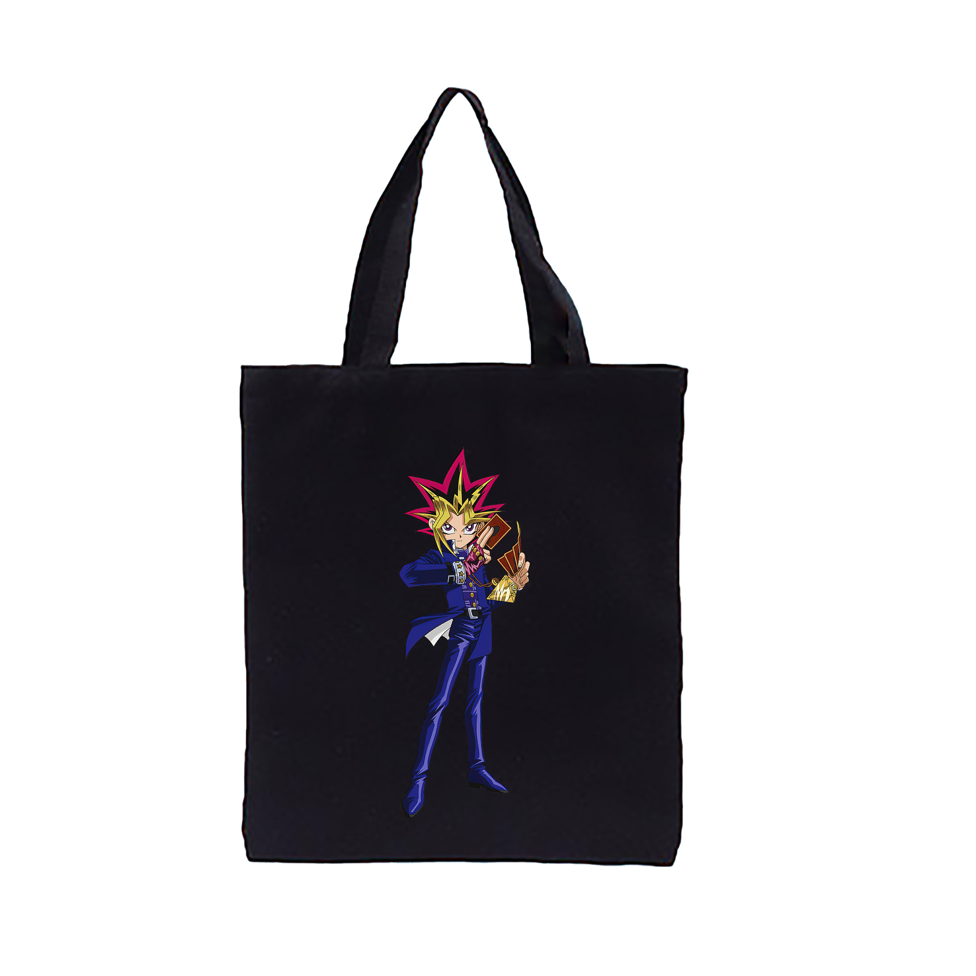 （画像用） 遊☆戯☆王 Yu-Gi-Oh! 縦型キャンバス生地手提げバッグ　トートバッグ