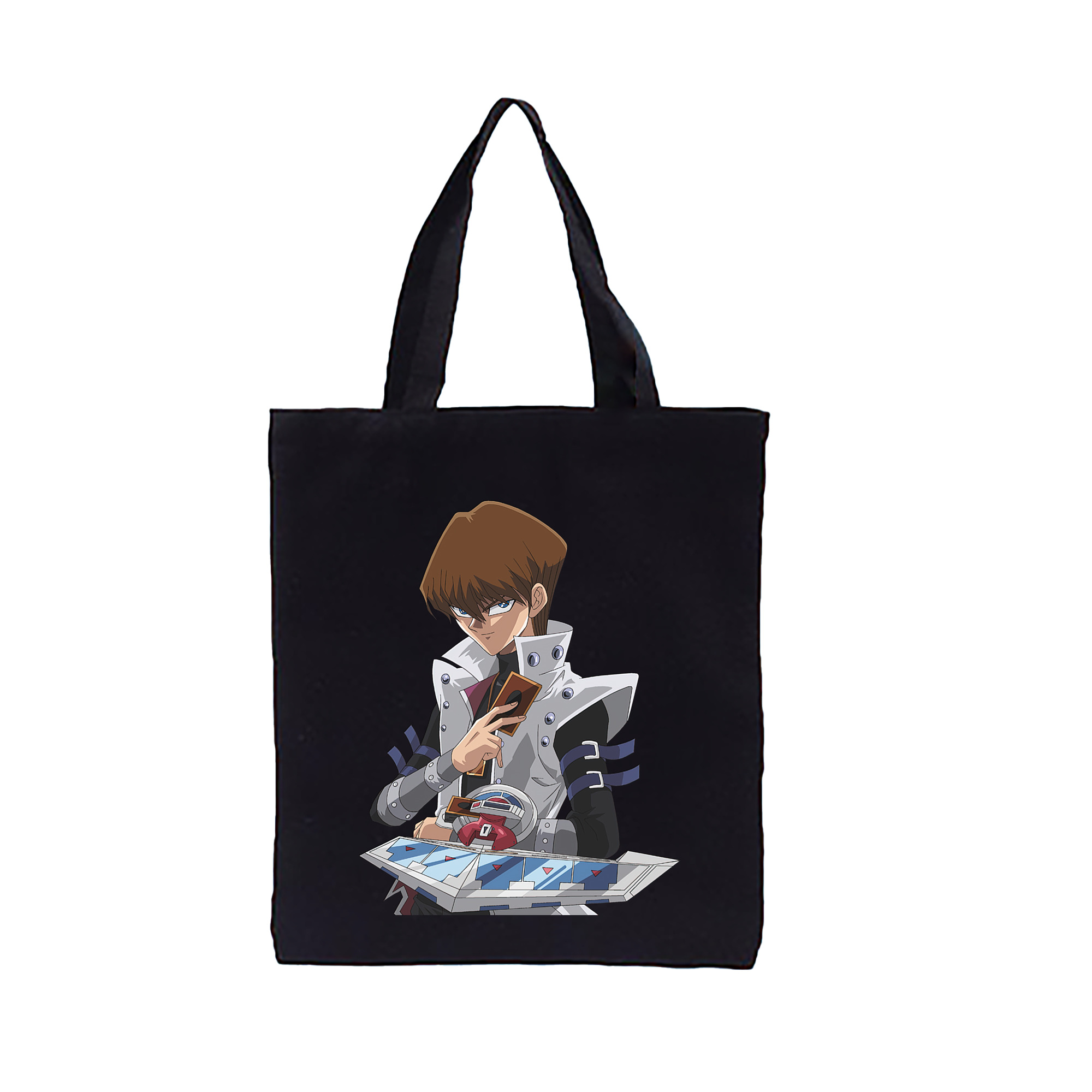 （画像用） 遊☆戯☆王 Yu-Gi-Oh! 縦型キャンバス生地手提げバッグ　トートバッグ