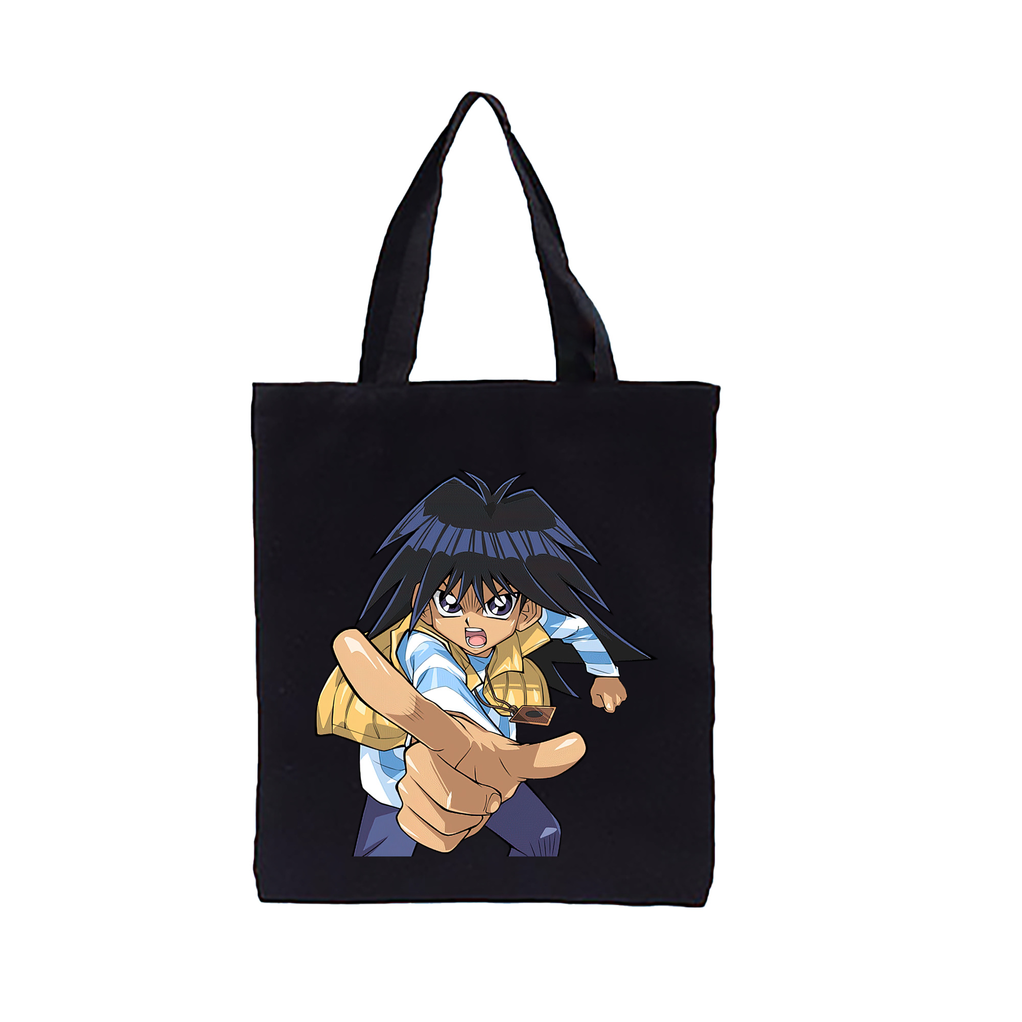 （画像用） 遊☆戯☆王 Yu-Gi-Oh! 縦型キャンバス生地手提げバッグ　トートバッグ