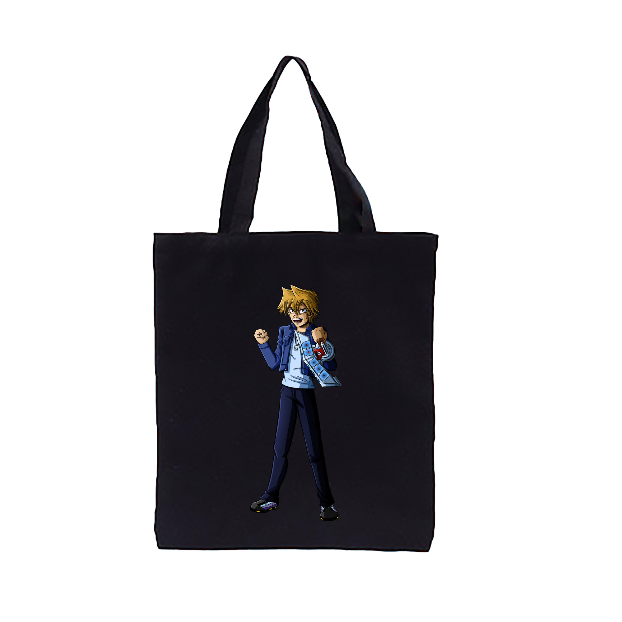 （画像用） 遊☆戯☆王 Yu-Gi-Oh! 縦型キャンバス生地手提げバッグ　トートバッグ