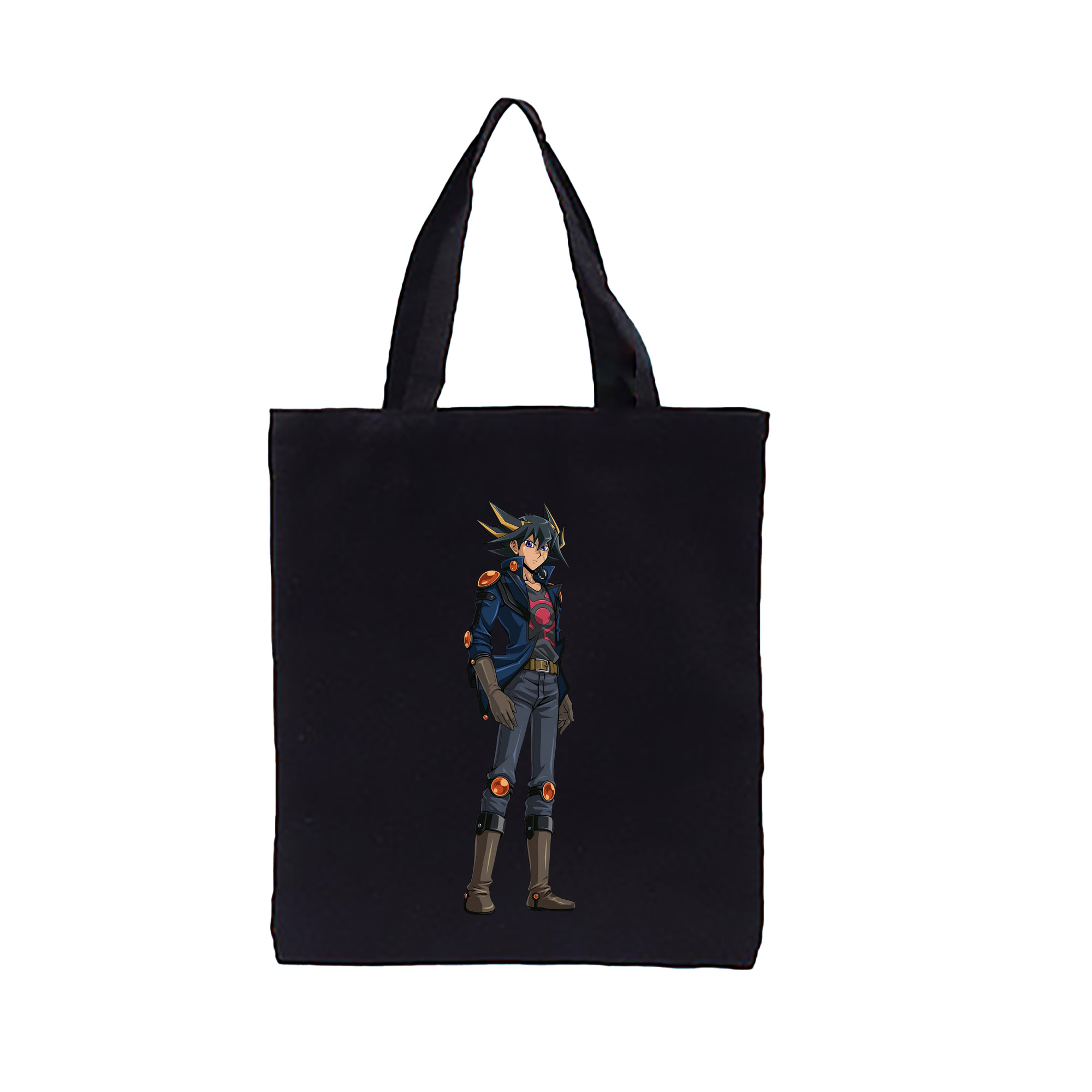 （画像用） 遊☆戯☆王 Yu-Gi-Oh! 縦型キャンバス生地手提げバッグ　トートバッグ
