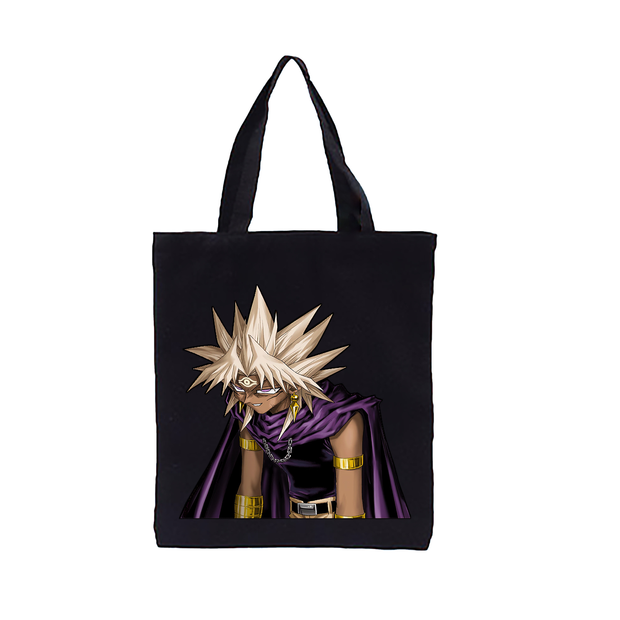 （画像用） 遊☆戯☆王 Yu-Gi-Oh! 縦型キャンバス生地手提げバッグ　トートバッグ