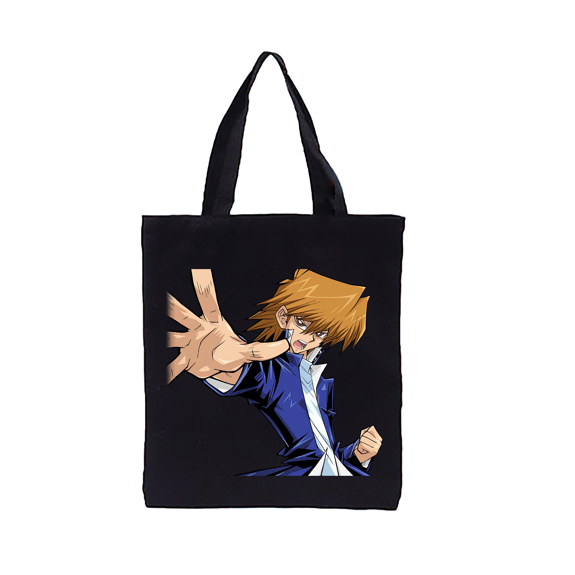 （画像用） 遊☆戯☆王 Yu-Gi-Oh! 縦型キャンバス生地手提げバッグ　トートバッグ