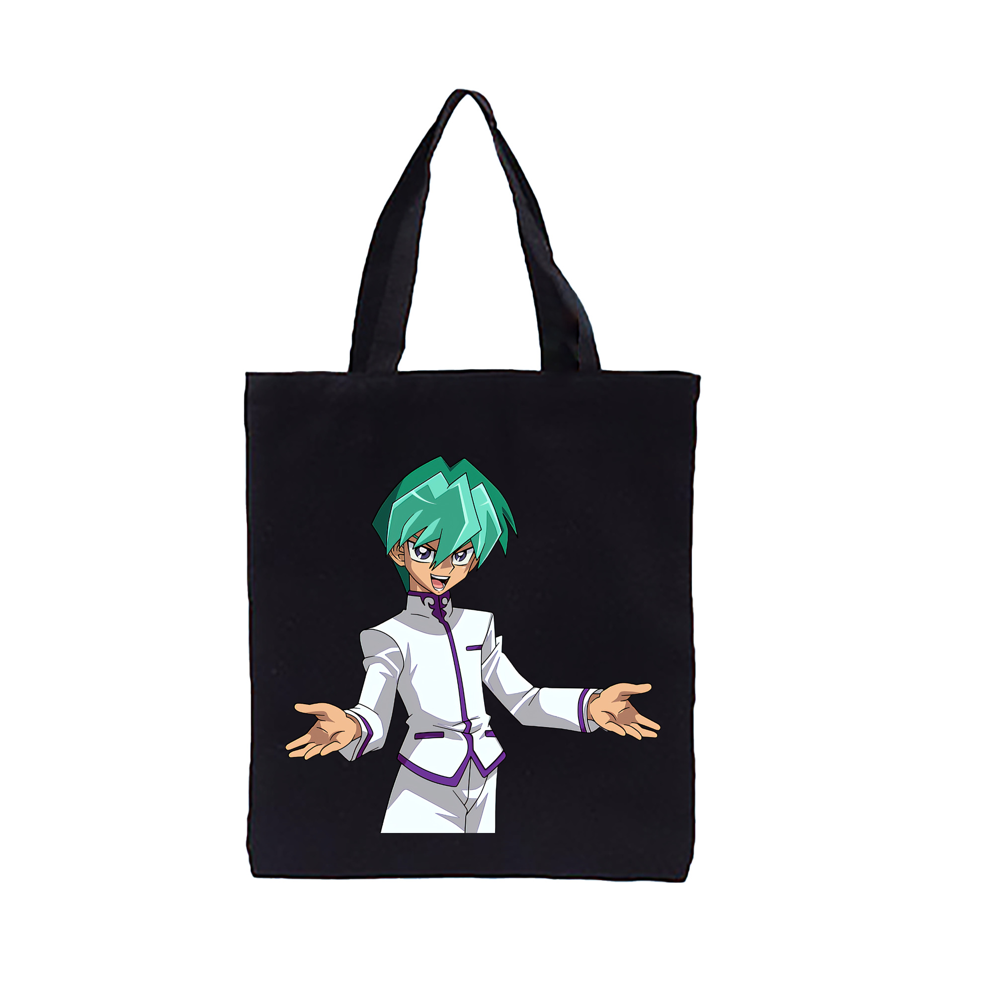 （画像用） 遊☆戯☆王 Yu-Gi-Oh! 縦型キャンバス生地手提げバッグ　トートバッグ