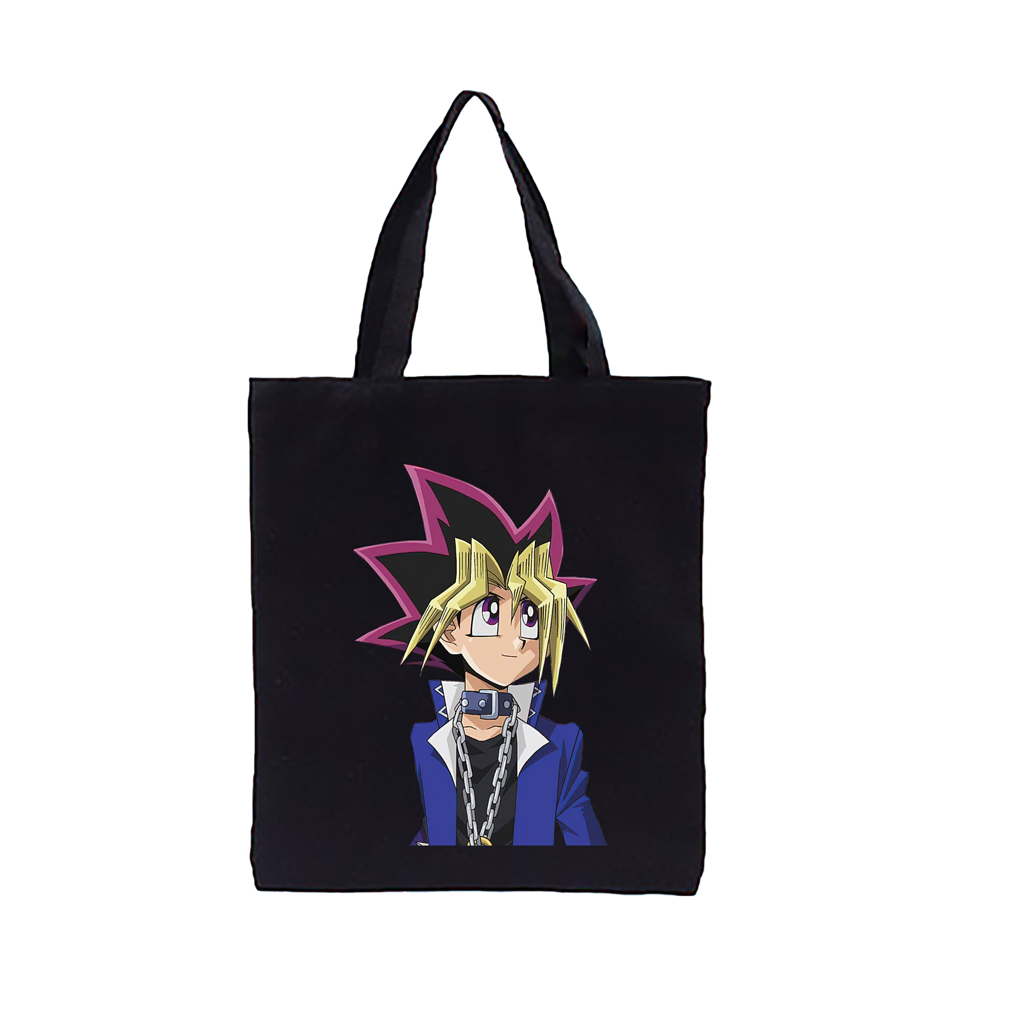（画像用） 遊☆戯☆王 Yu-Gi-Oh! 縦型キャンバス生地手提げバッグ　トートバッグ