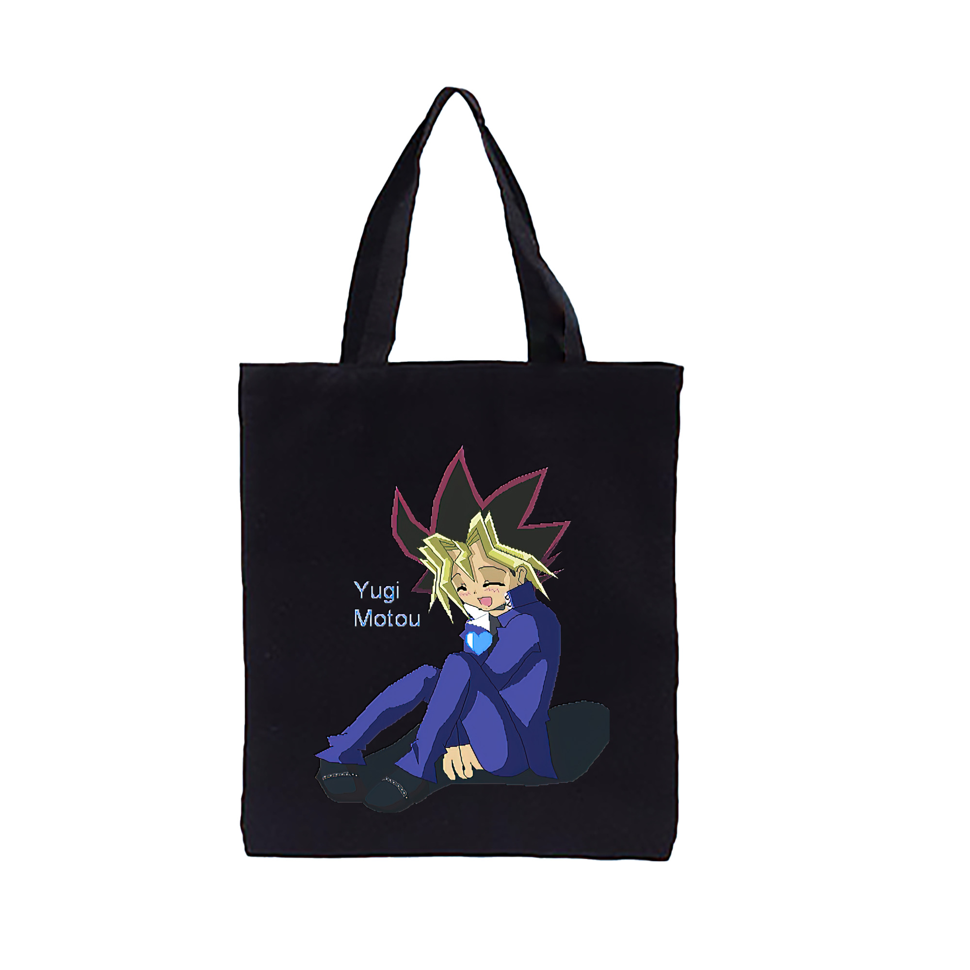 （画像用） 遊☆戯☆王 Yu-Gi-Oh! 縦型キャンバス生地手提げバッグ　トートバッグ