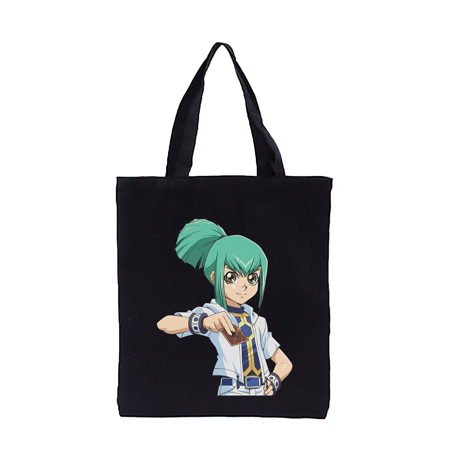 （画像用） 遊☆戯☆王 Yu-Gi-Oh! 縦型キャンバス生地手提げバッグ　トートバッグ