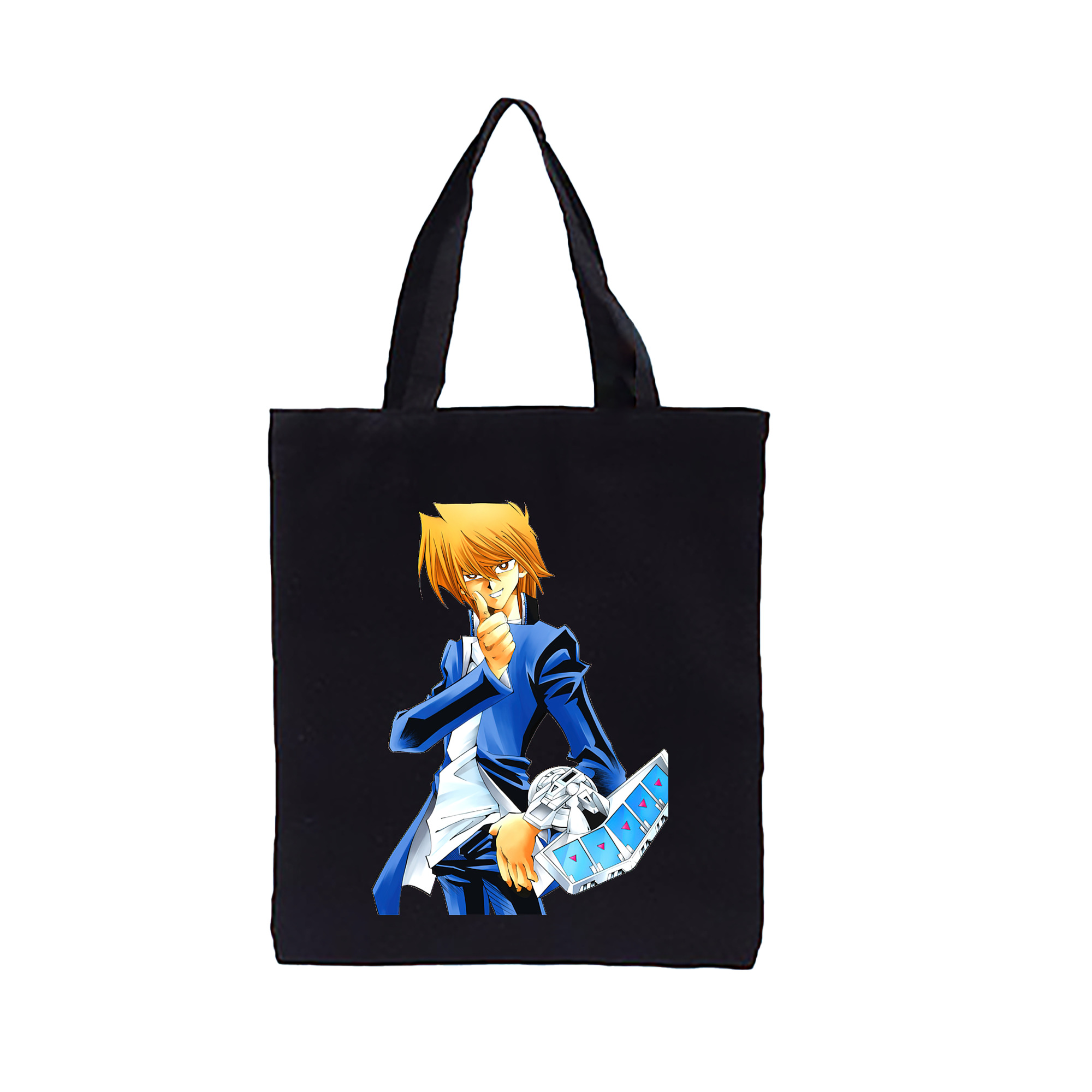 （画像用） 遊☆戯☆王 Yu-Gi-Oh! 縦型キャンバス生地手提げバッグ　トートバッグ