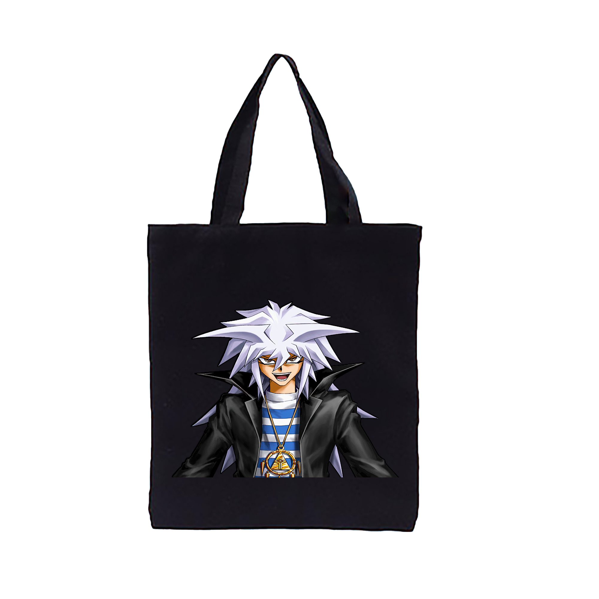 （画像用） 遊☆戯☆王 Yu-Gi-Oh! 縦型キャンバス生地手提げバッグ　トートバッグ