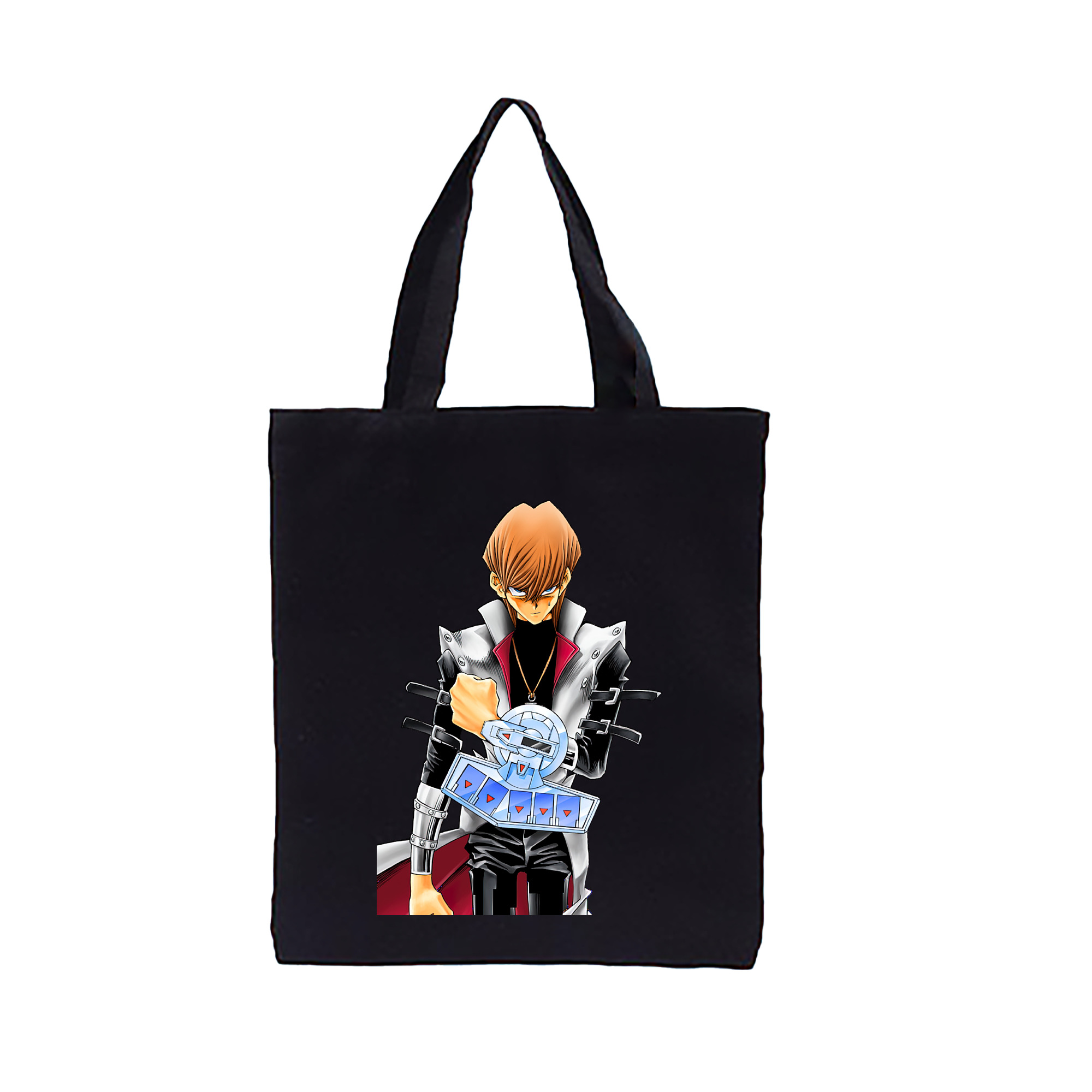 （画像用） 遊☆戯☆王 Yu-Gi-Oh! 縦型キャンバス生地手提げバッグ　トートバッグ