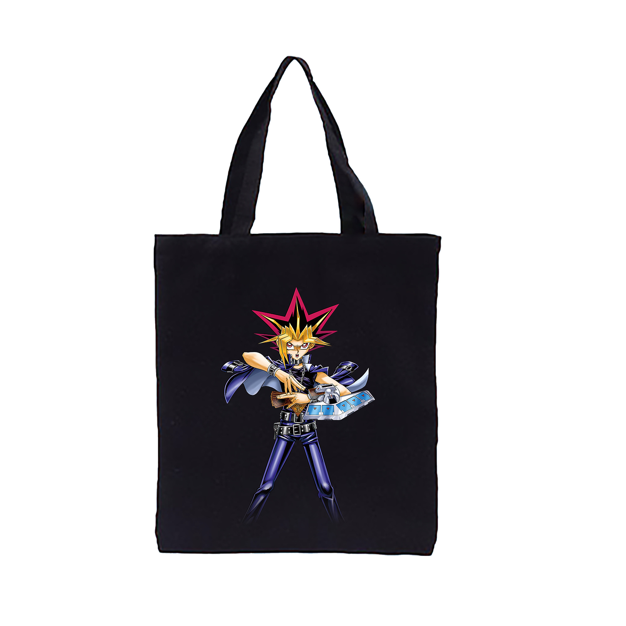 （画像用） 遊☆戯☆王 Yu-Gi-Oh! 縦型キャンバス生地手提げバッグ　トートバッグ