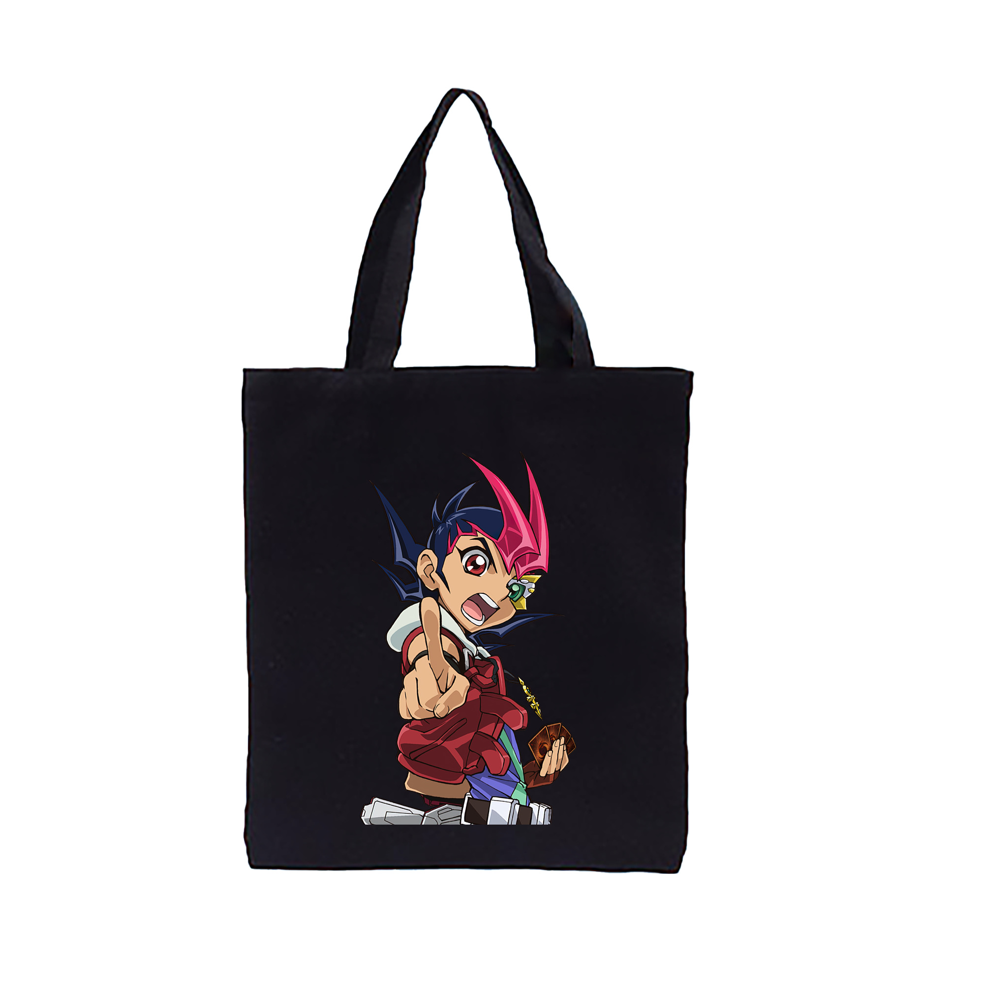 （画像用） 遊☆戯☆王 Yu-Gi-Oh! 縦型キャンバス生地手提げバッグ　トートバッグ