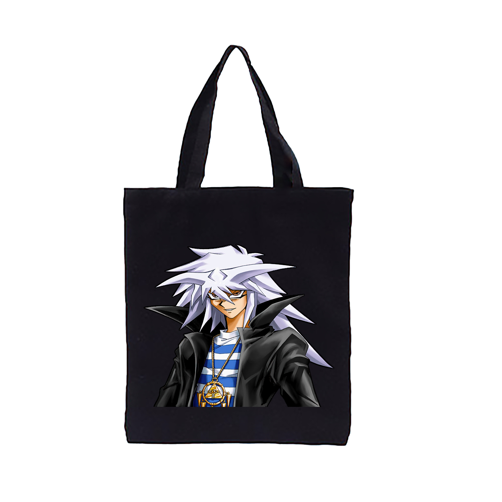 （画像用） 遊☆戯☆王 Yu-Gi-Oh! 縦型キャンバス生地手提げバッグ　トートバッグ