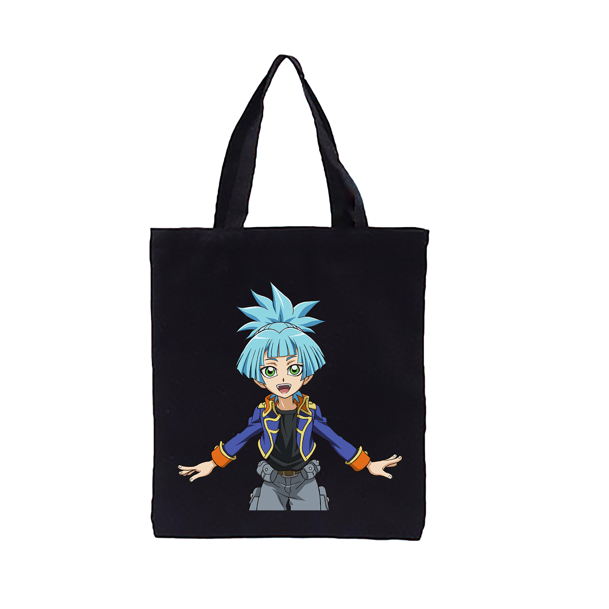 （画像用） 遊☆戯☆王 Yu-Gi-Oh! 縦型キャンバス生地手提げバッグ　トートバッグ
