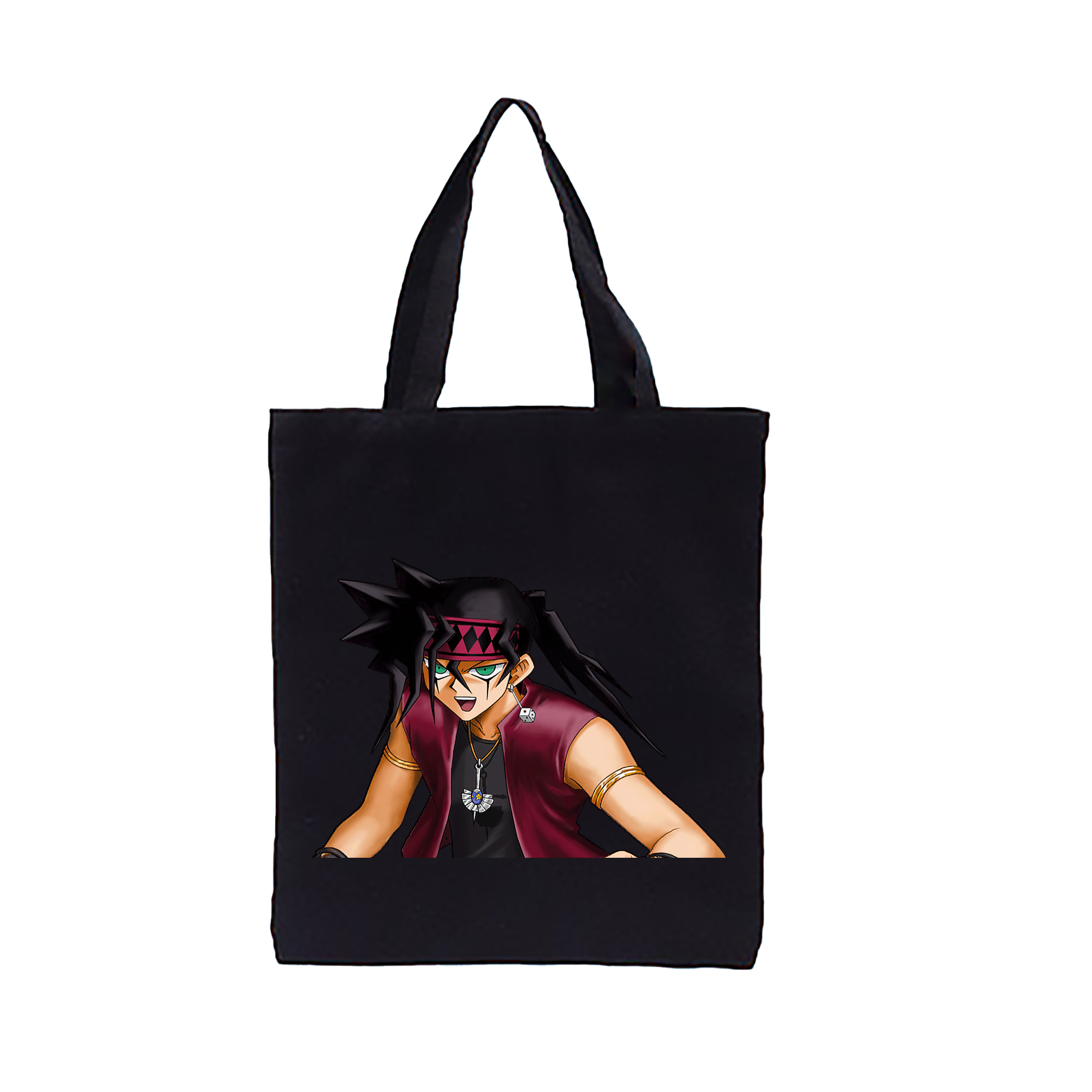 （画像用） 遊☆戯☆王 Yu-Gi-Oh! 縦型キャンバス生地手提げバッグ　トートバッグ