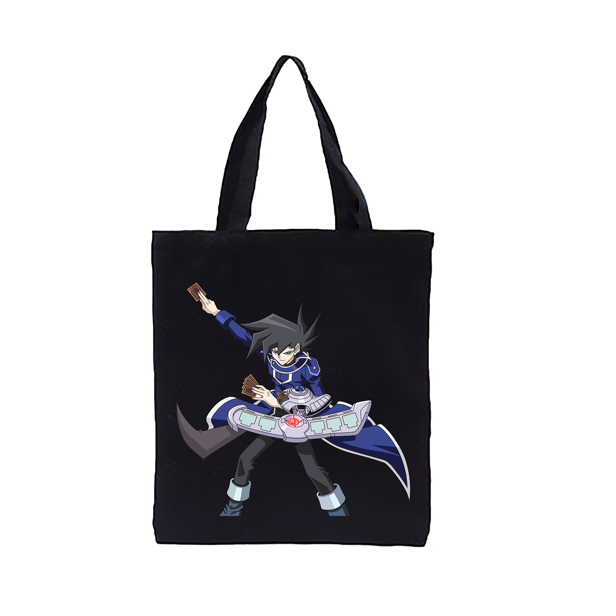 （画像用） 遊☆戯☆王 Yu-Gi-Oh! 縦型キャンバス生地手提げバッグ　トートバッグ