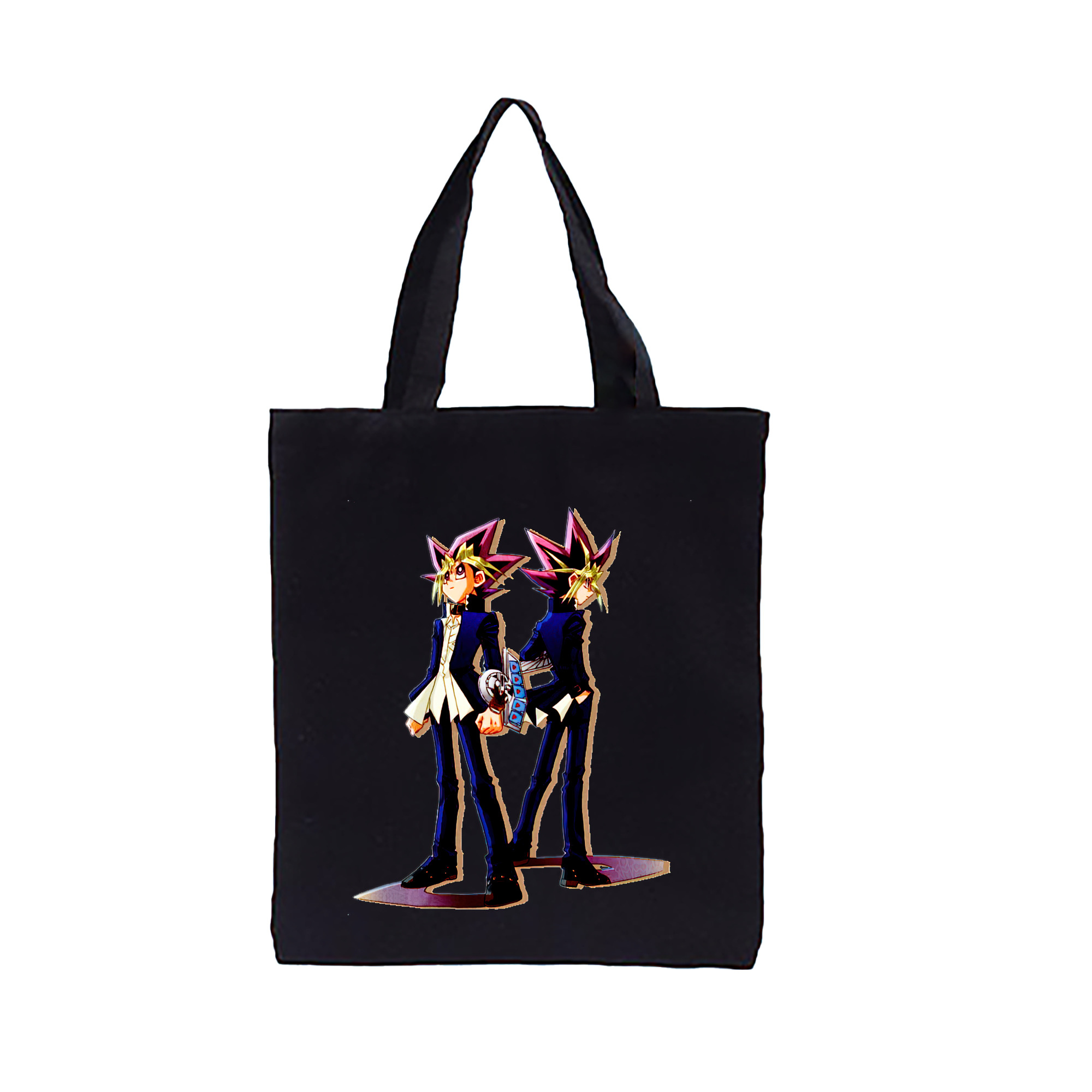（画像用） 遊☆戯☆王 Yu-Gi-Oh! 縦型キャンバス生地手提げバッグ　トートバッグ