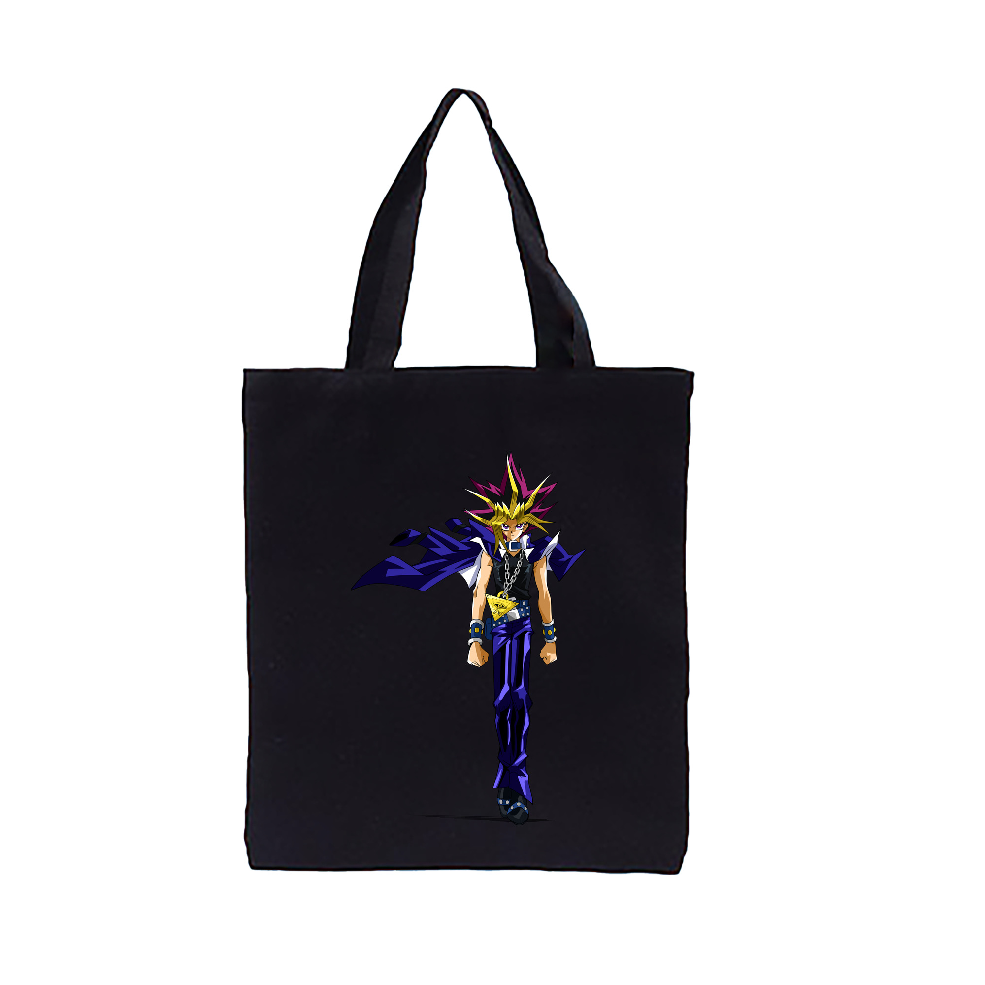 （画像用） 遊☆戯☆王 Yu-Gi-Oh! 縦型キャンバス生地手提げバッグ　トートバッグ