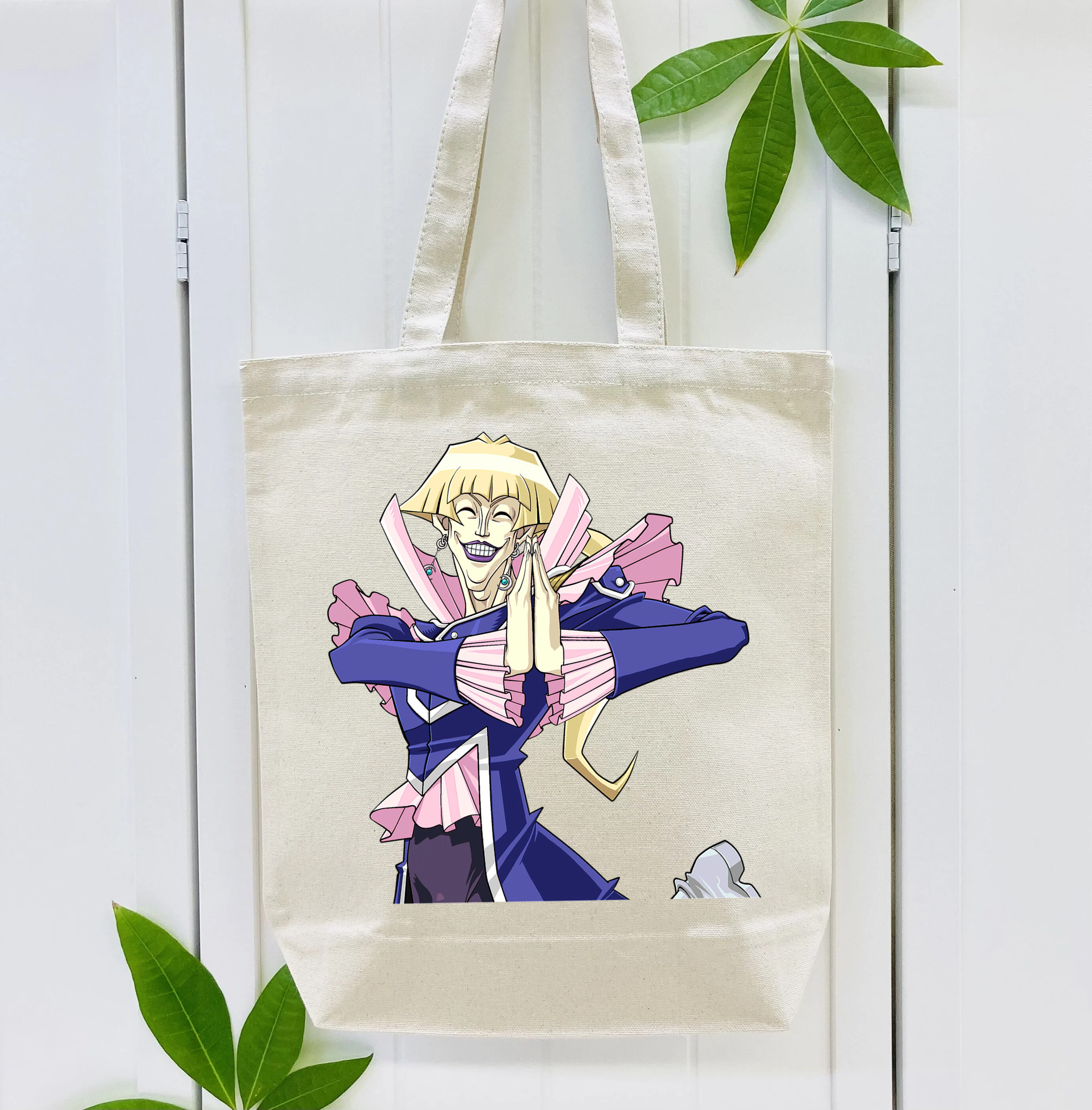 遊☆戯☆王 Yu-Gi-Oh! 縦型キャンバス生地手提げバッグ　トートバッグ
