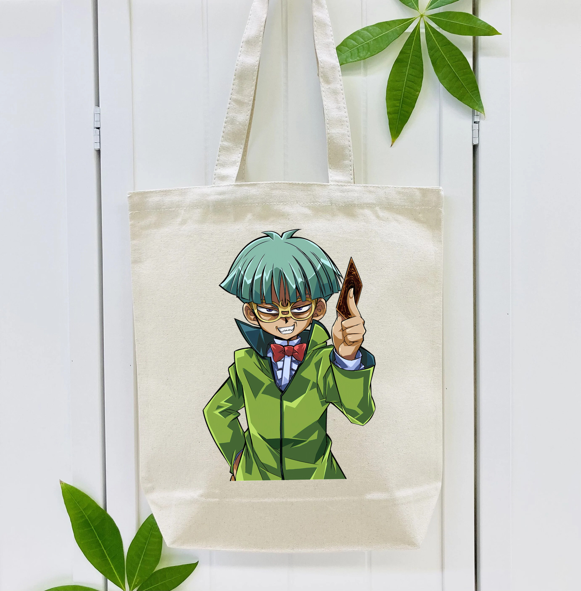 遊☆戯☆王 Yu-Gi-Oh! 縦型キャンバス生地手提げバッグ　トートバッグ
