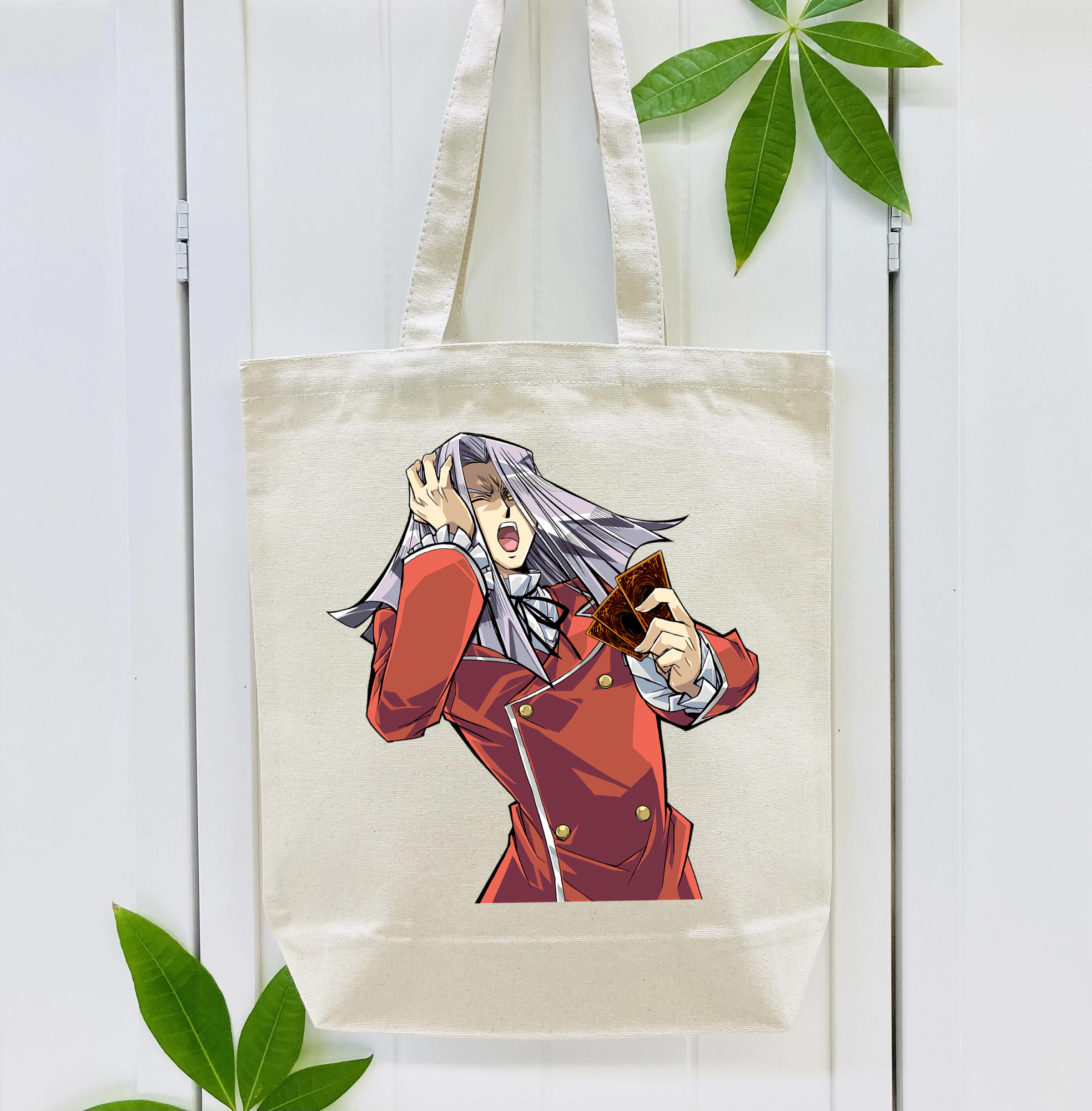 遊☆戯☆王 Yu-Gi-Oh! 縦型キャンバス生地手提げバッグ　トートバッグ