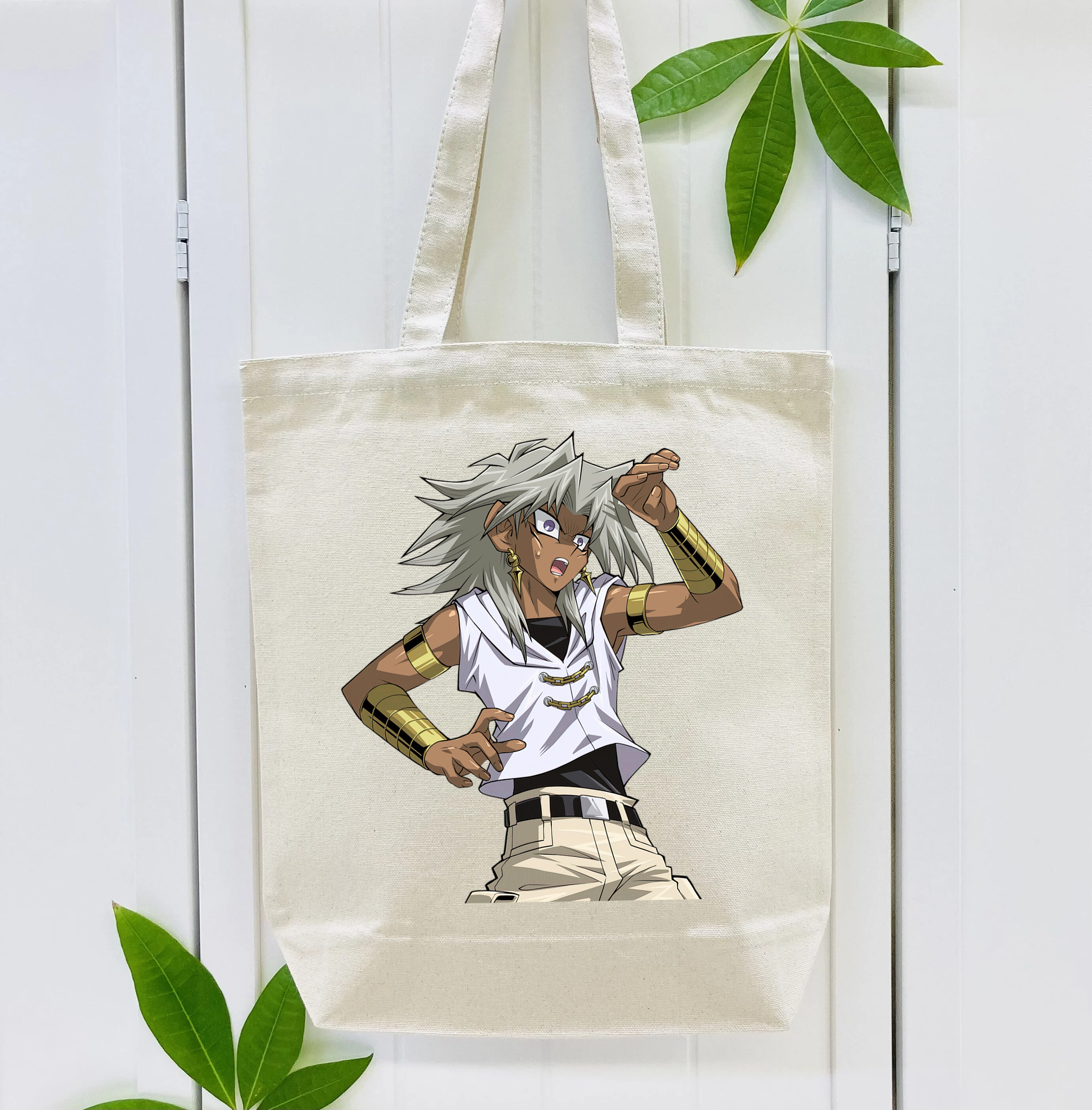 遊☆戯☆王 Yu-Gi-Oh! 縦型キャンバス生地手提げバッグ　トートバッグ