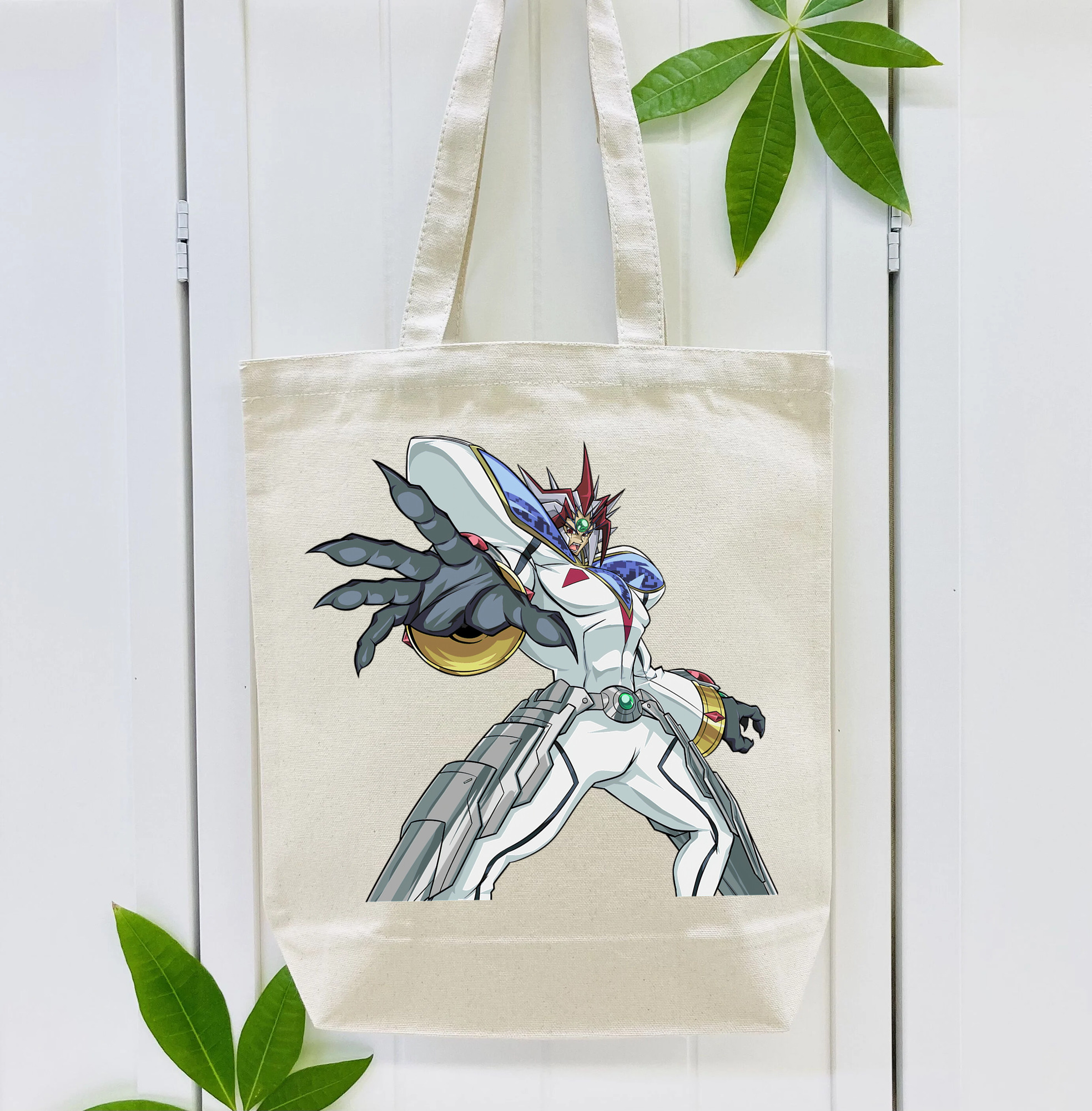 遊☆戯☆王 Yu-Gi-Oh! 縦型キャンバス生地手提げバッグ　トートバッグ