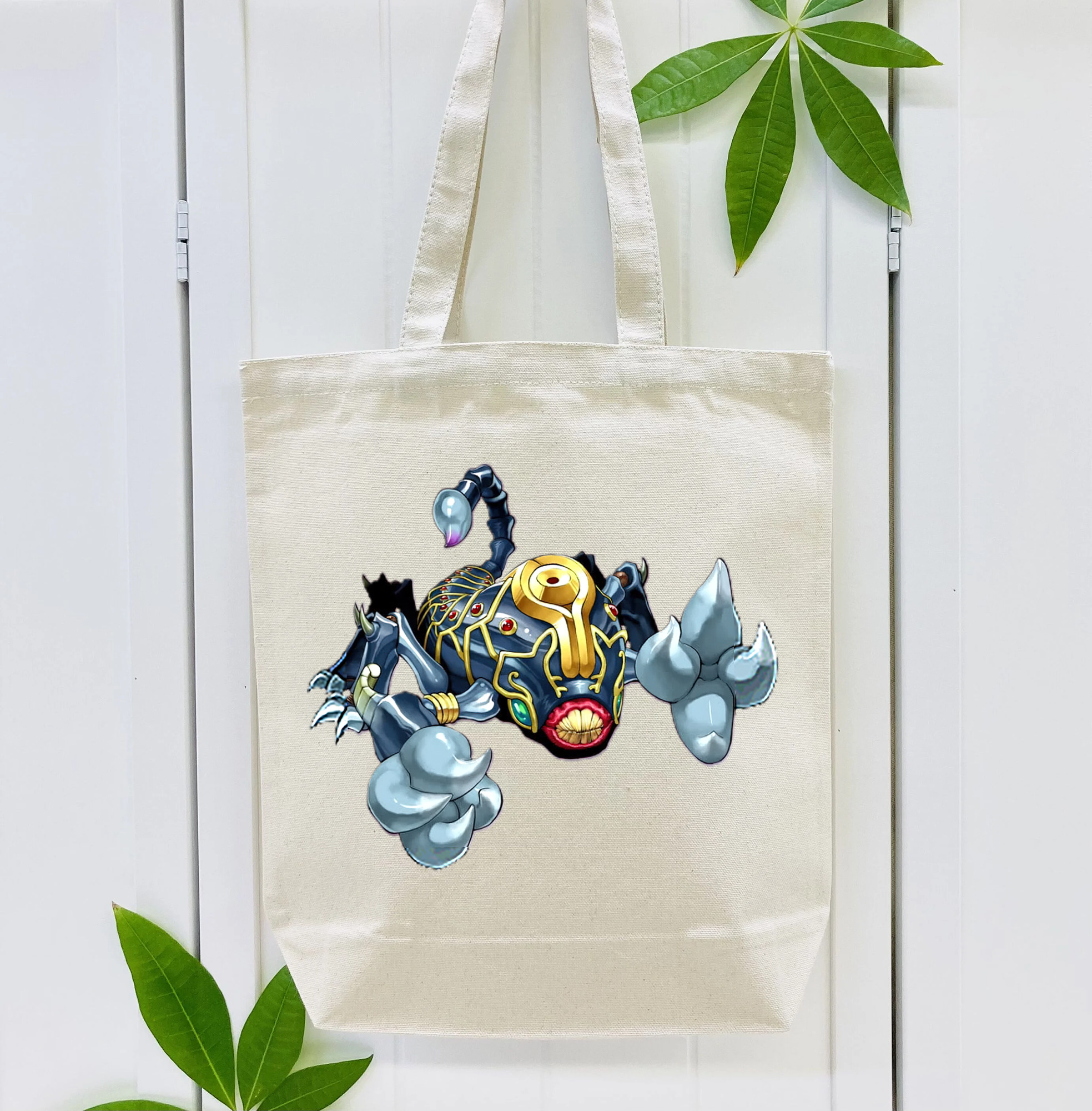 遊☆戯☆王 Yu-Gi-Oh! 縦型キャンバス生地手提げバッグ　トートバッグ