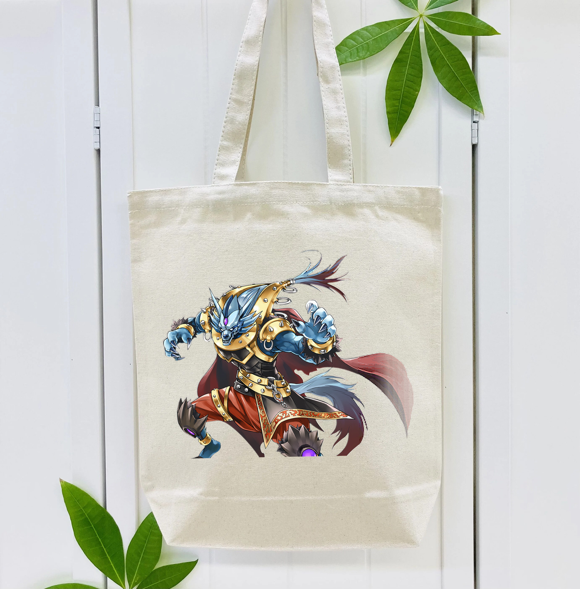 遊☆戯☆王 Yu-Gi-Oh! 縦型キャンバス生地手提げバッグ　トートバッグ