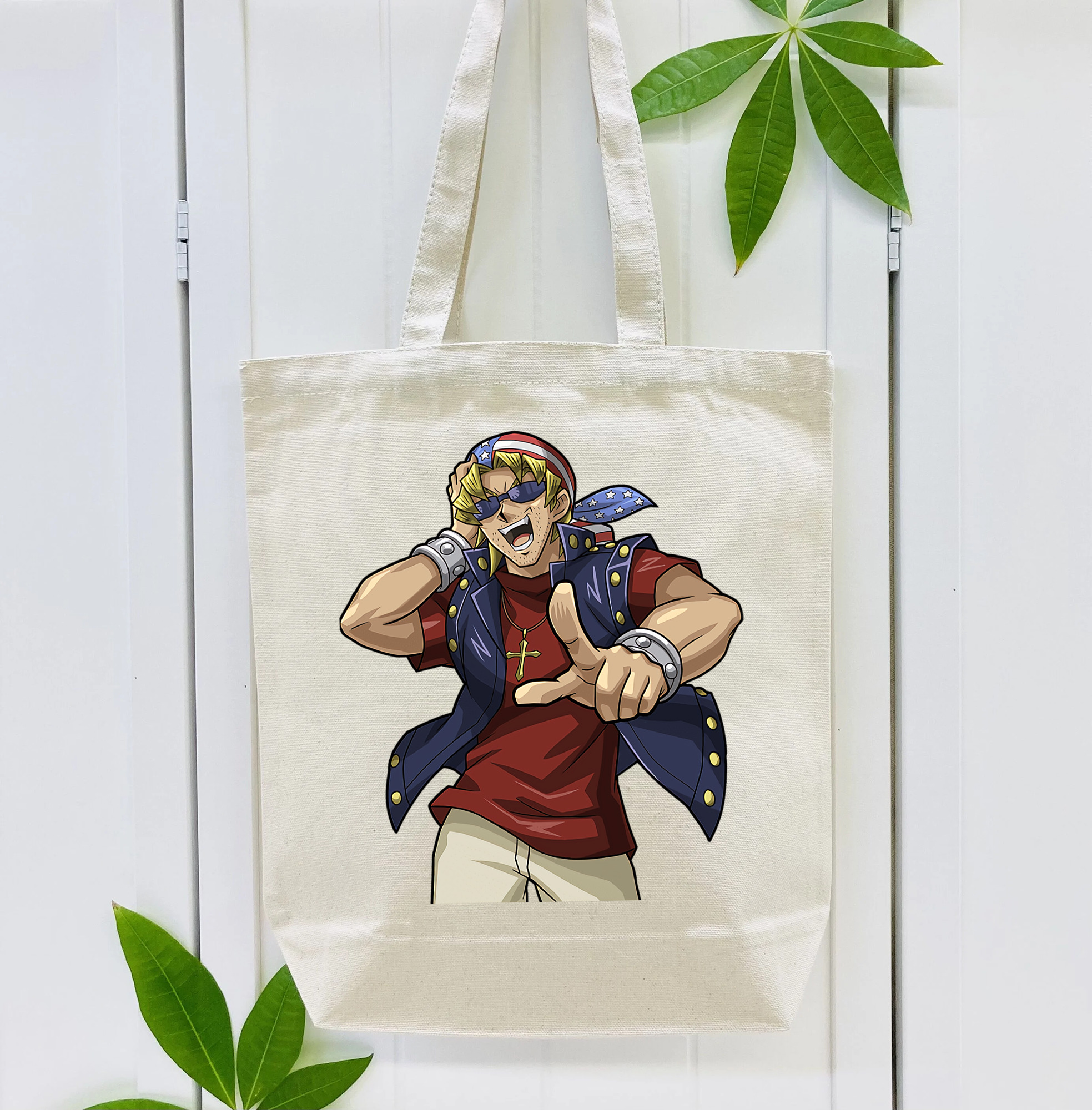 遊☆戯☆王 Yu-Gi-Oh! 縦型キャンバス生地手提げバッグ　トートバッグ