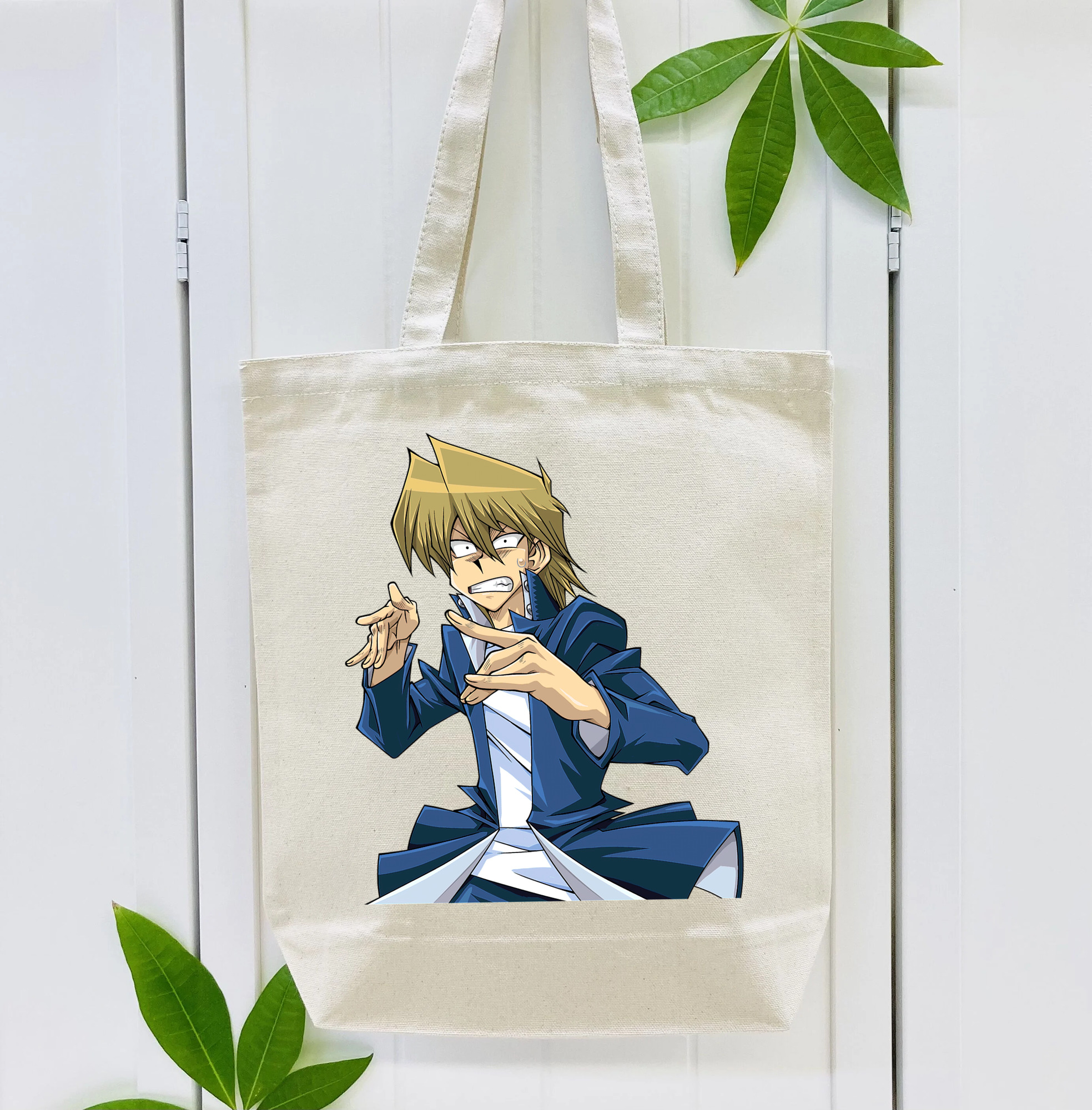 遊☆戯☆王 Yu-Gi-Oh! 縦型キャンバス生地手提げバッグ　トートバッグ