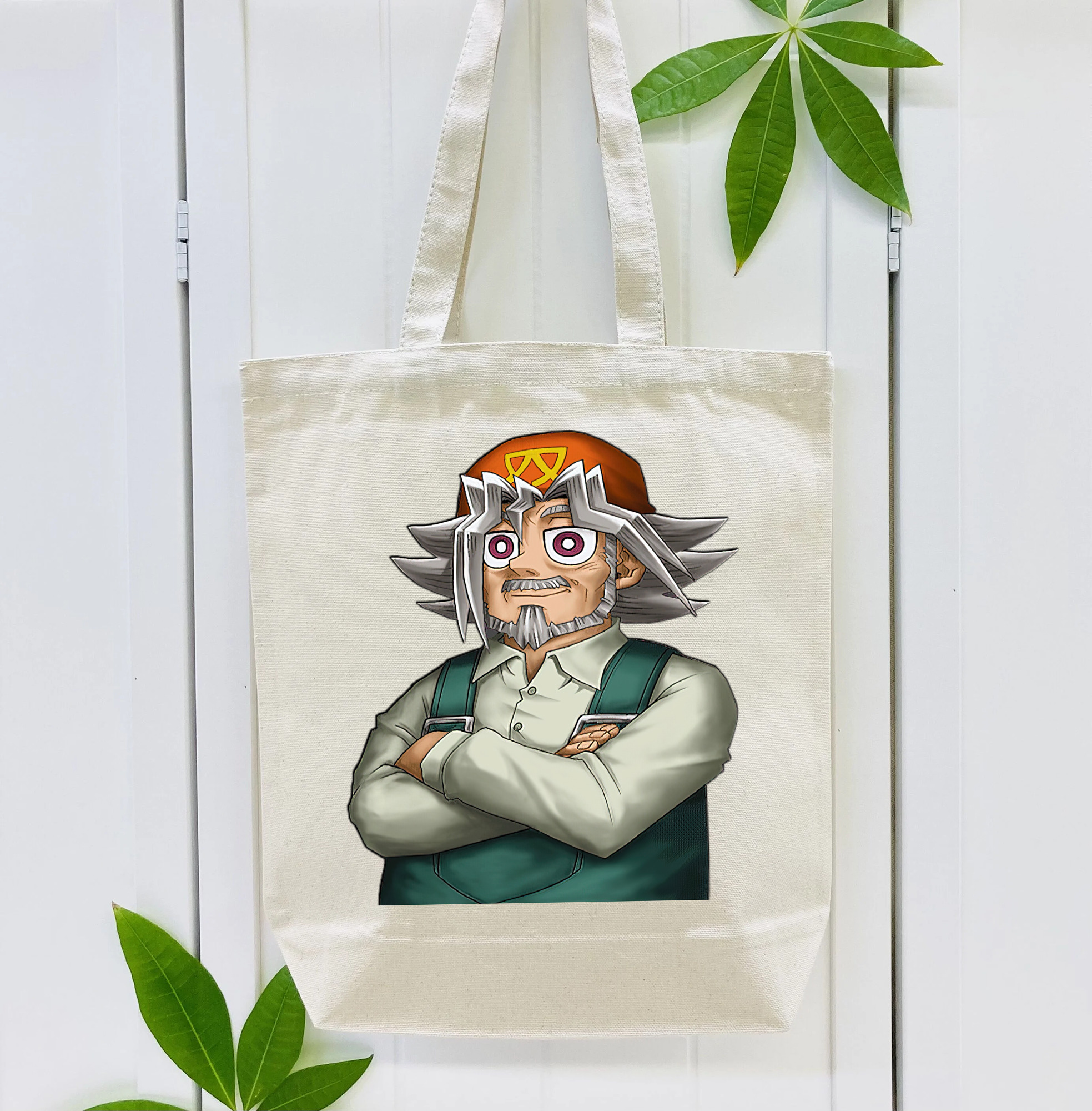 遊☆戯☆王 Yu-Gi-Oh! 縦型キャンバス生地手提げバッグ　トートバッグ