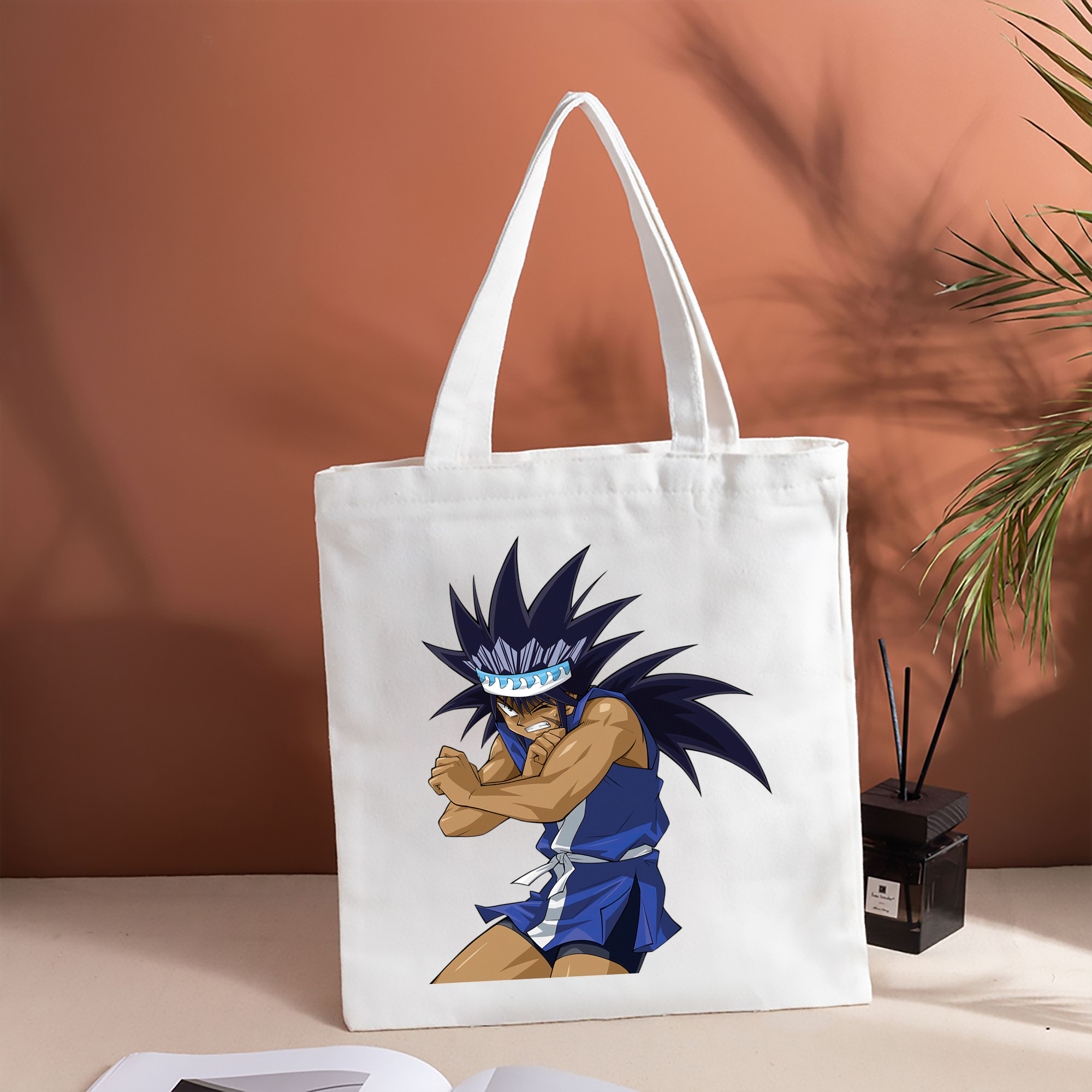 遊☆戯☆王 Yu-Gi-Oh! 縦型キャンバス生地手提げバッグ　トートバッグ