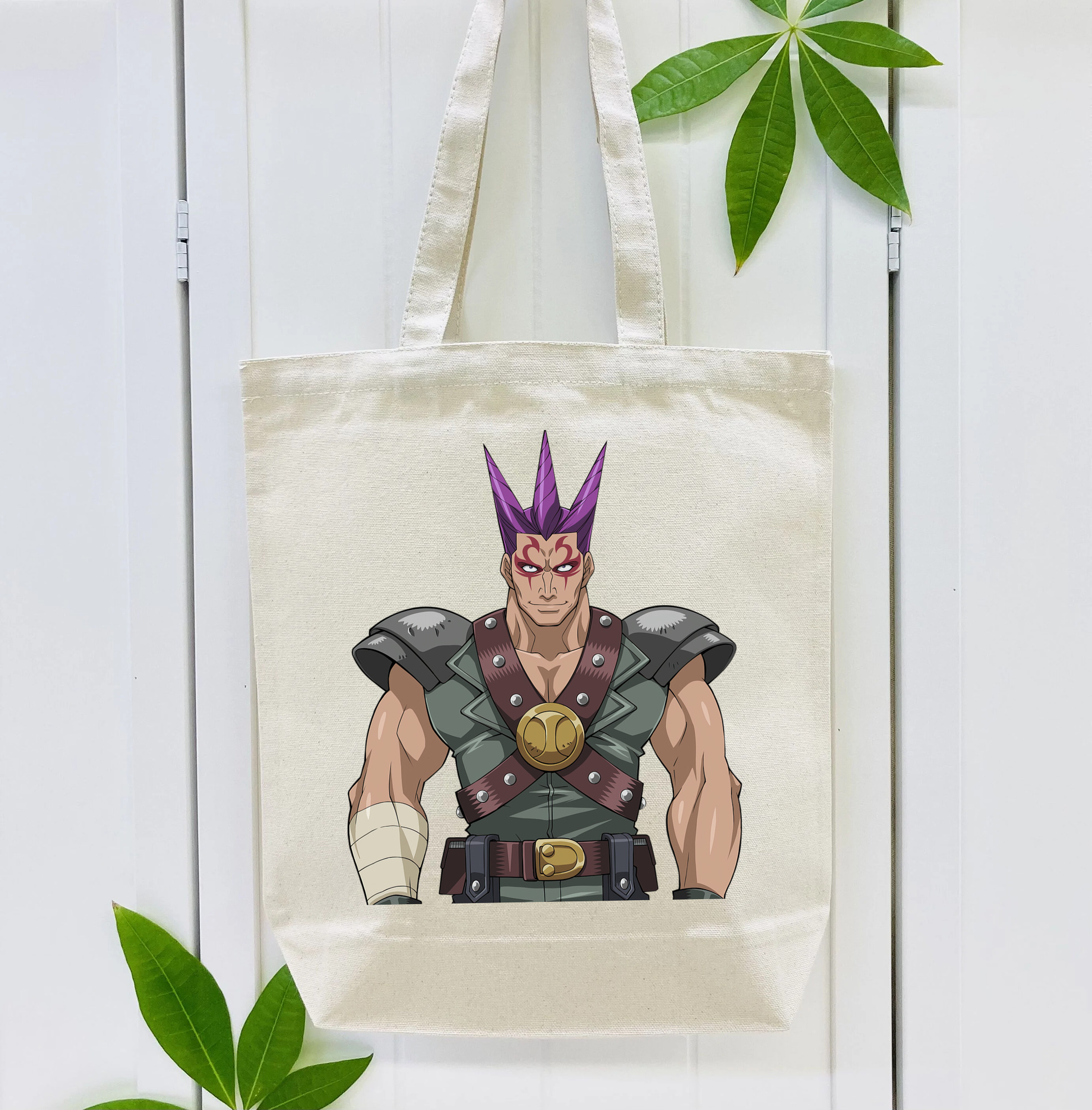 遊☆戯☆王 Yu-Gi-Oh! 縦型キャンバス生地手提げバッグ　トートバッグ