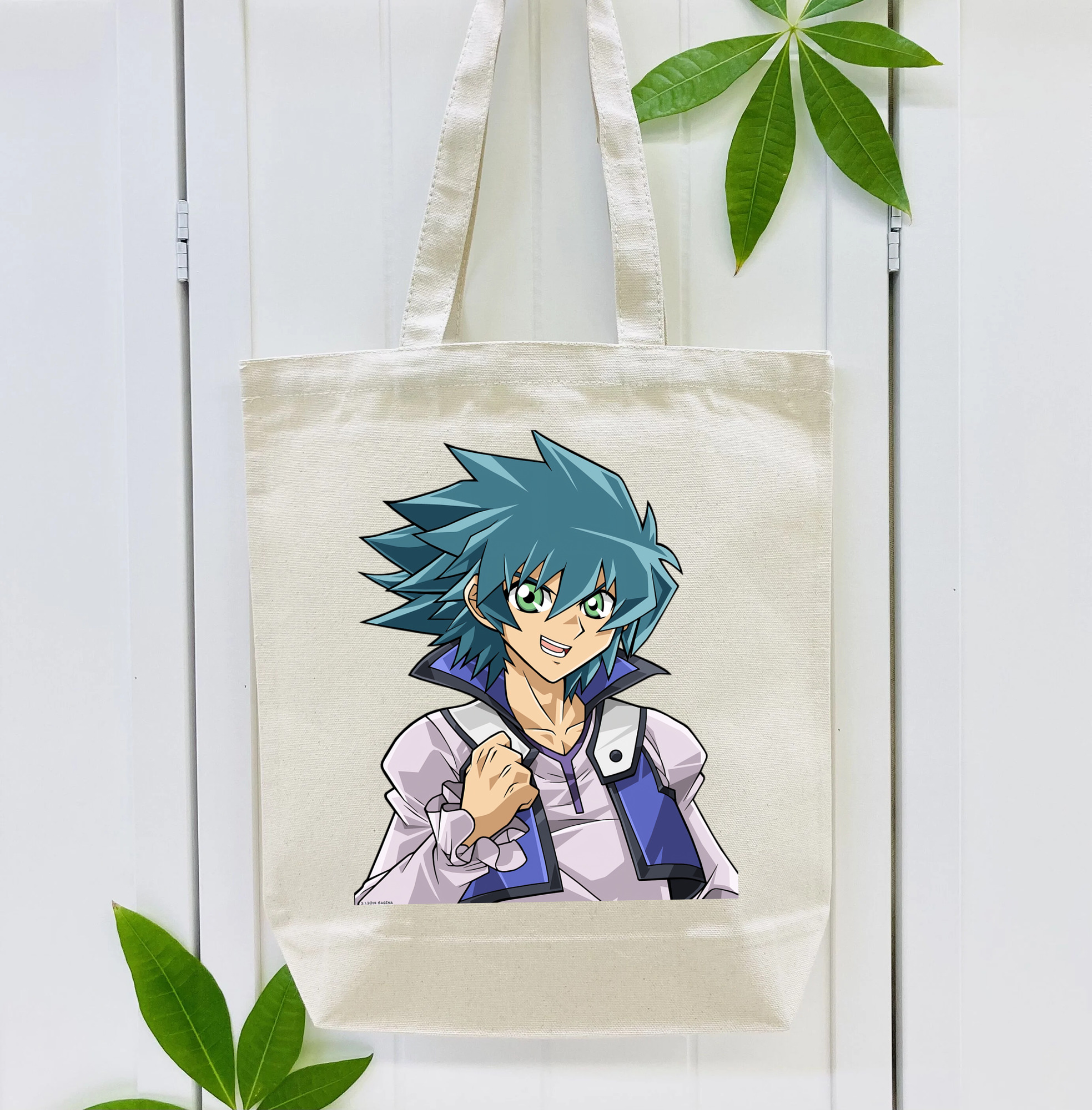 遊☆戯☆王 Yu-Gi-Oh! 縦型キャンバス生地手提げバッグ　トートバッグ