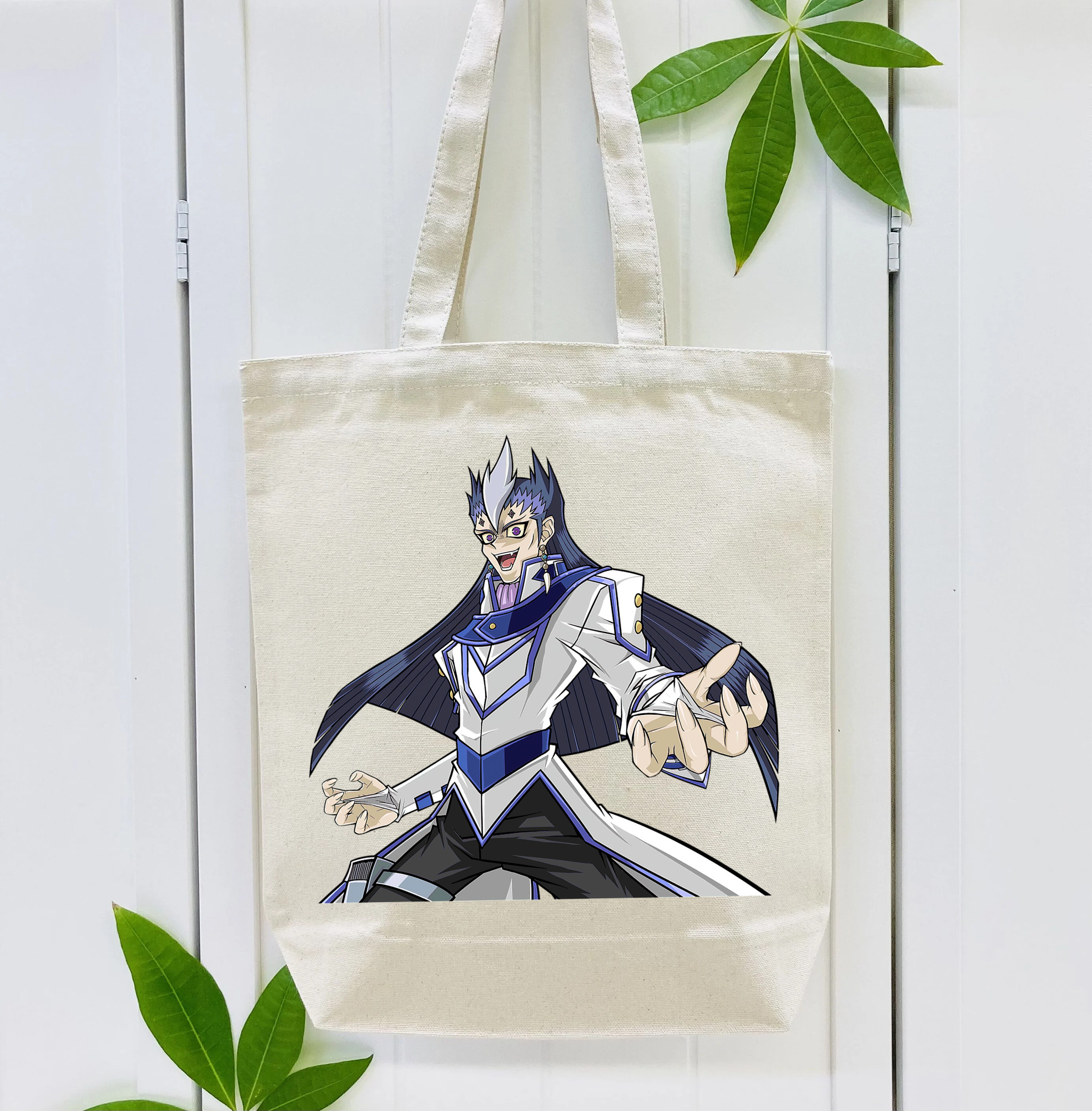 遊☆戯☆王 Yu-Gi-Oh! 縦型キャンバス生地手提げバッグ　トートバッグ