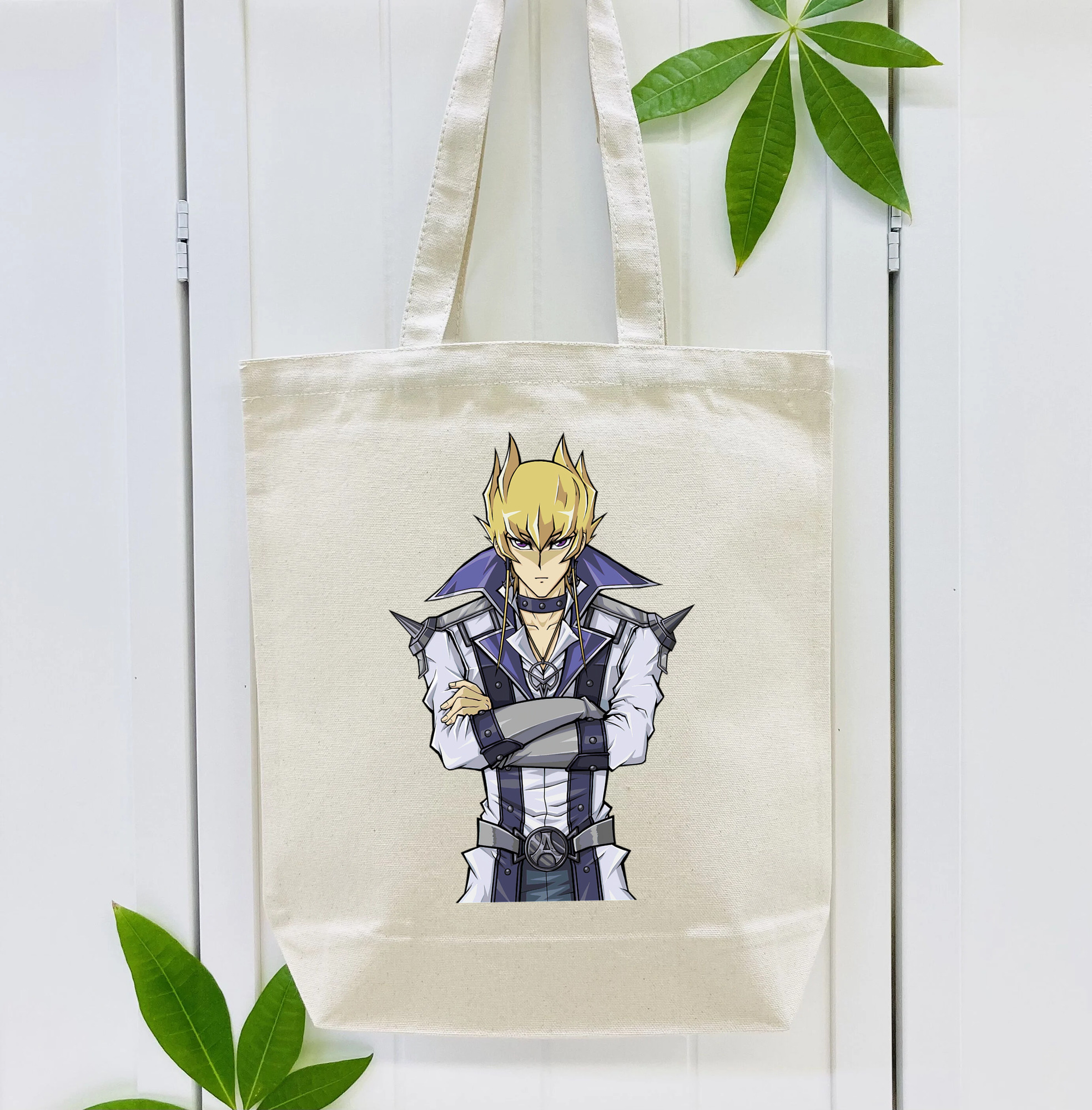 遊☆戯☆王 Yu-Gi-Oh! 縦型キャンバス生地手提げバッグ　トートバッグ