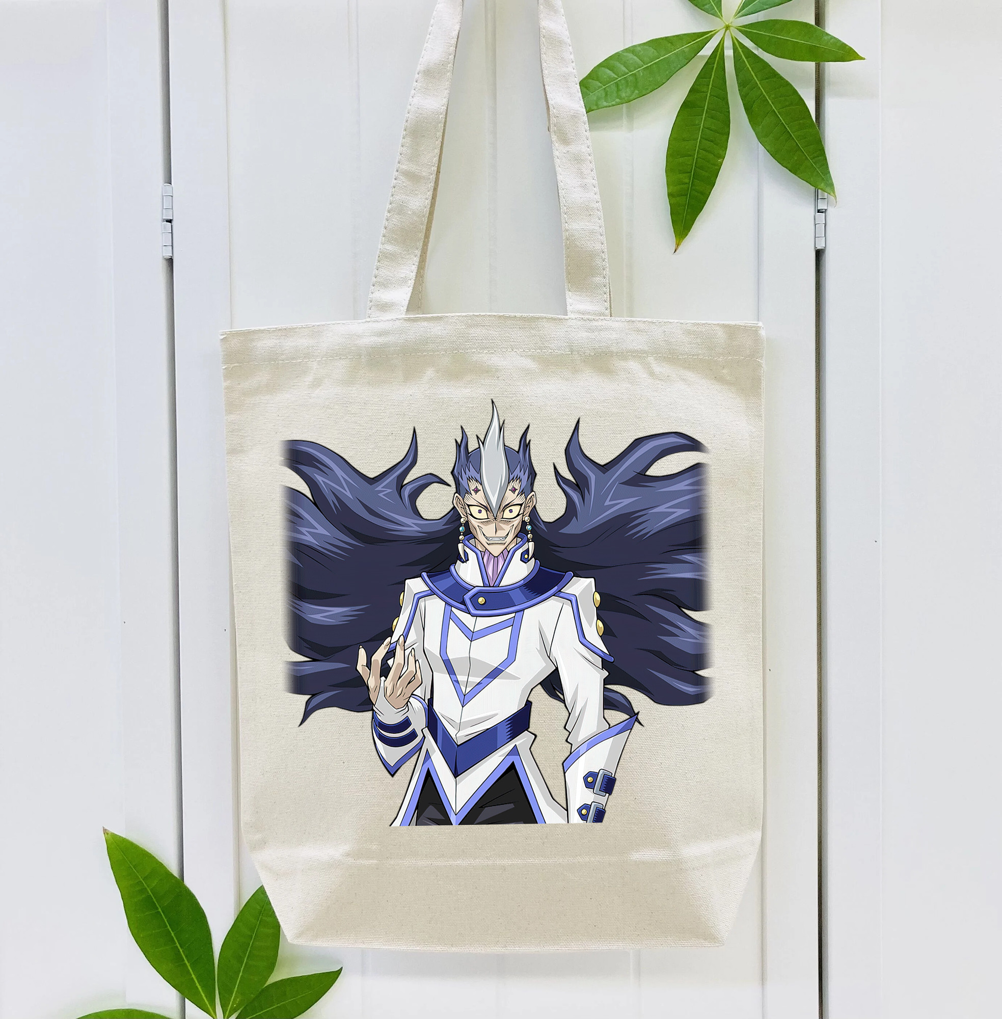 遊☆戯☆王 Yu-Gi-Oh! 縦型キャンバス生地手提げバッグ　トートバッグ