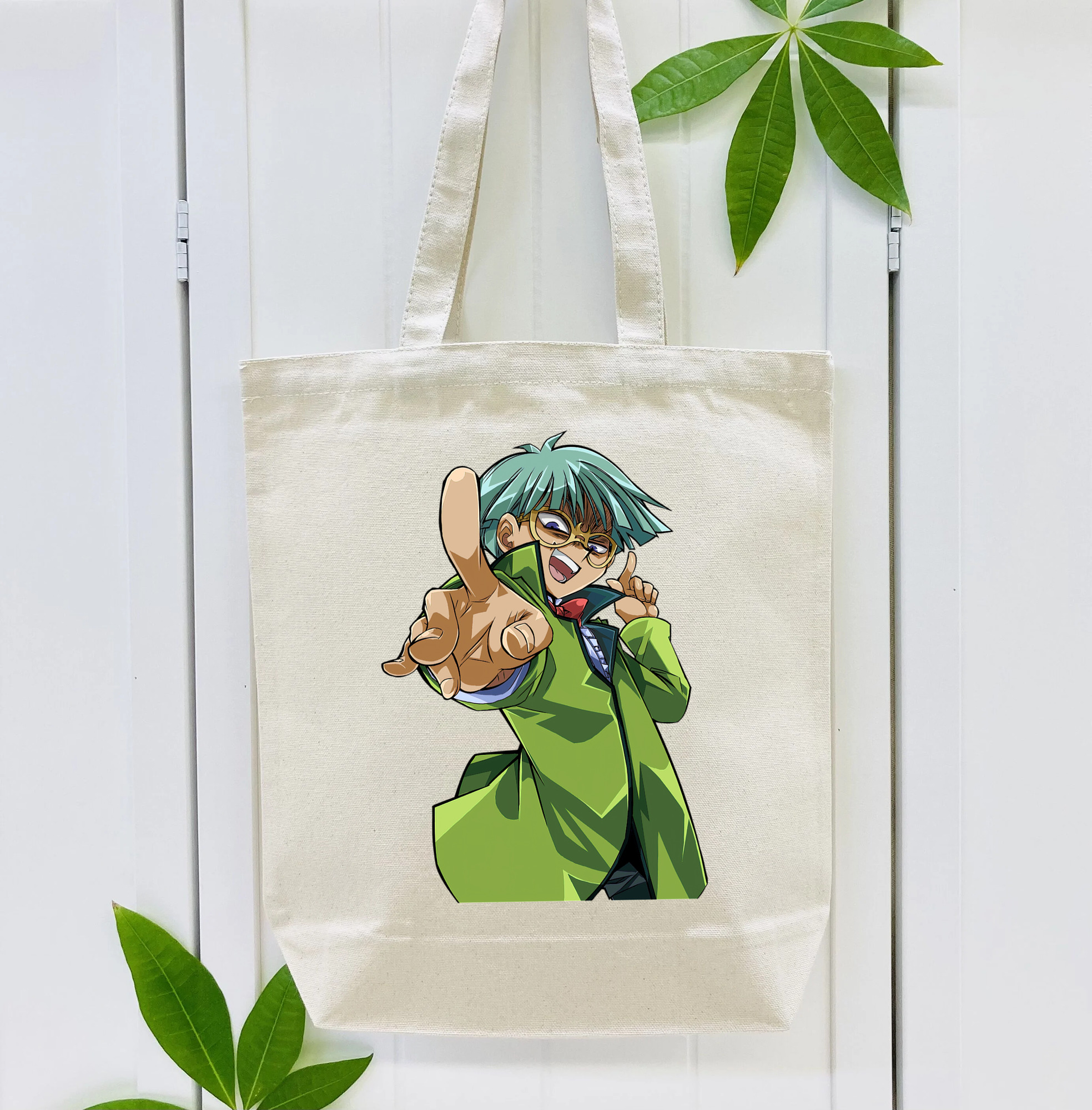 遊☆戯☆王 Yu-Gi-Oh! 縦型キャンバス生地手提げバッグ　トートバッグ