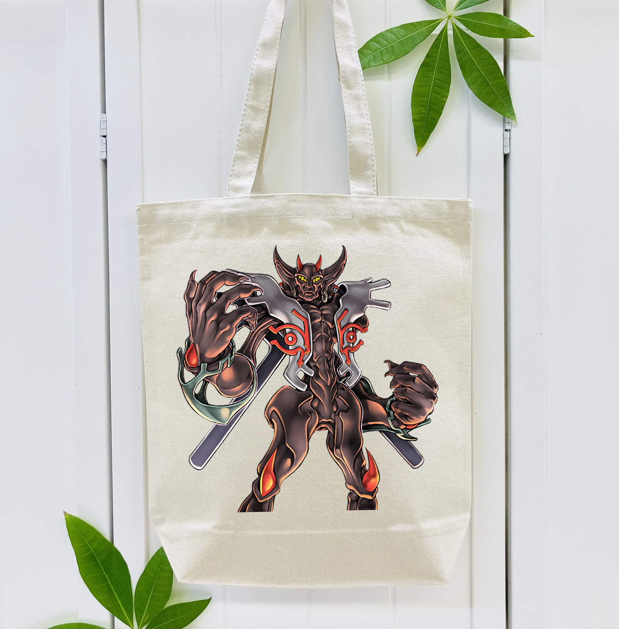 遊☆戯☆王 Yu-Gi-Oh! 縦型キャンバス生地手提げバッグ　トートバッグ