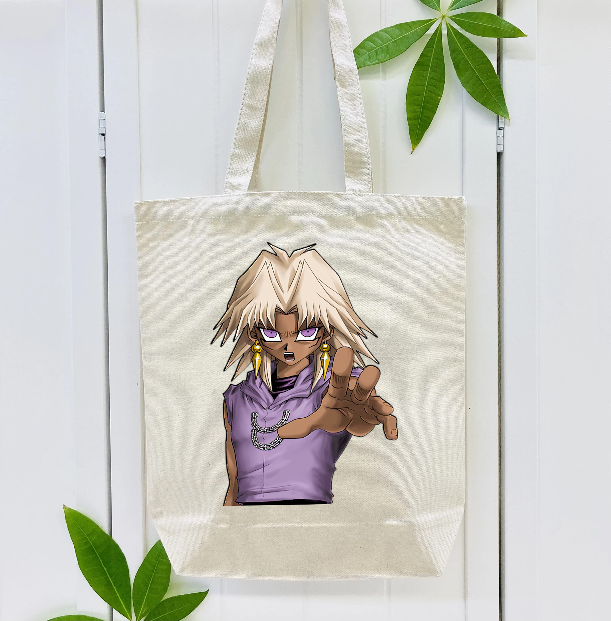 遊☆戯☆王 Yu-Gi-Oh! 縦型キャンバス生地手提げバッグ　トートバッグ